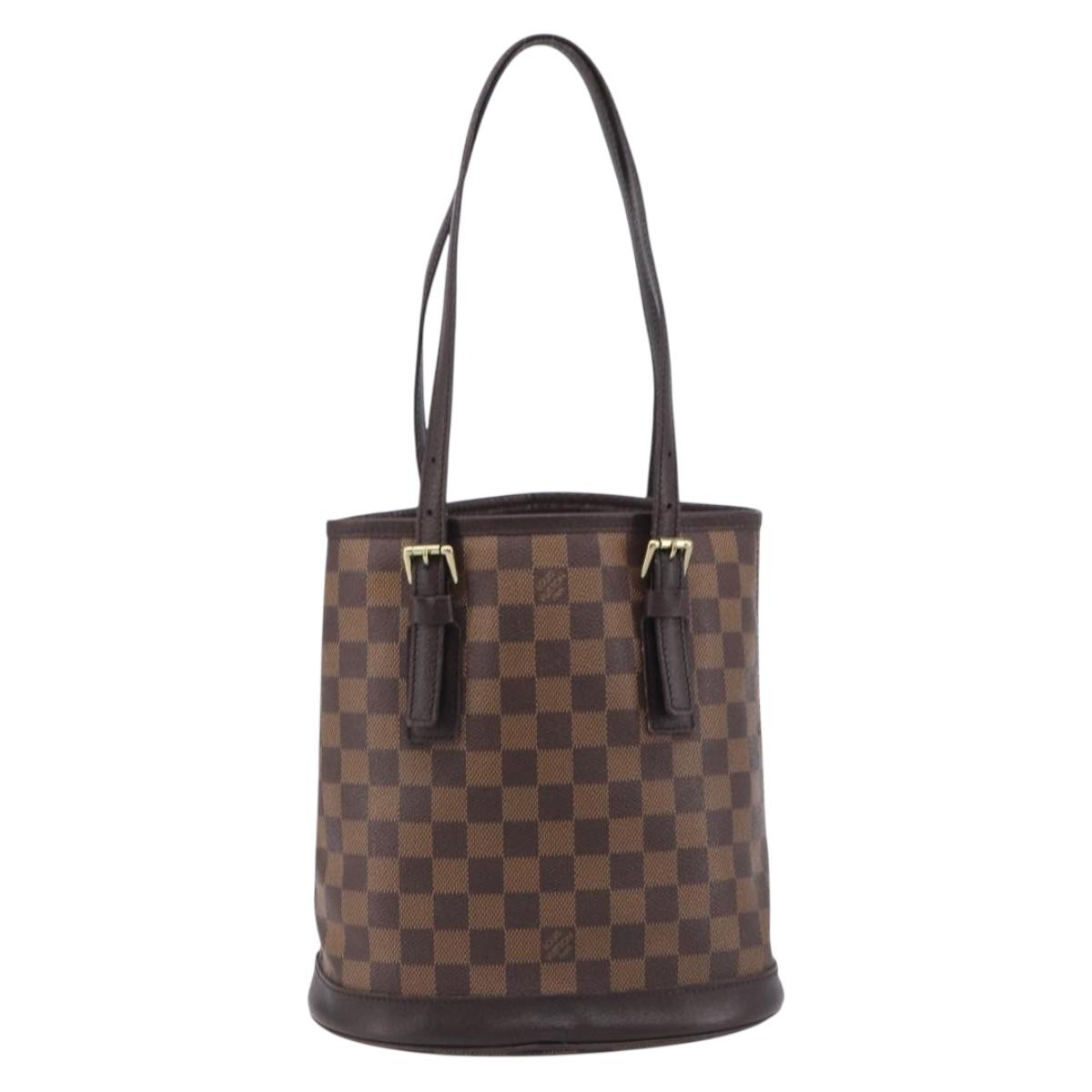 LOUIS VUITTON Damier Ebene Marais Shoulder Bag N42240 LV Auth 213943V