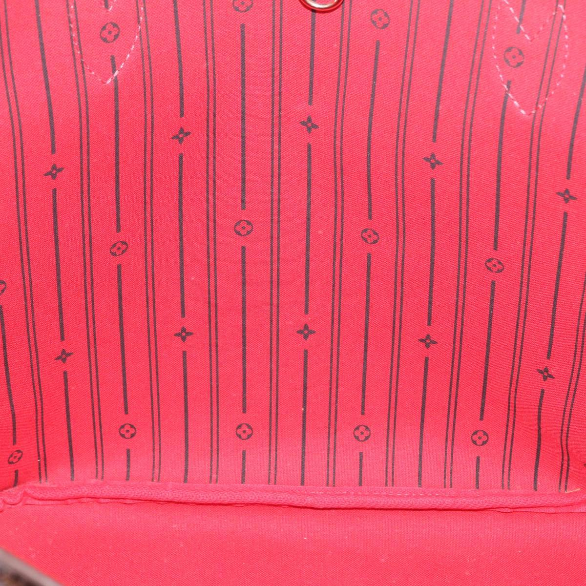 LOUIS VUITTON Damier Ebene Neverfull MM Tote Bag N51105 LV Auth 213954SAM