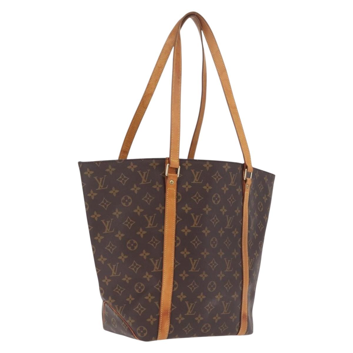 LOUIS VUITTON Monogram Sac Shopping Tote Bag M51108 LV Auth 213959A