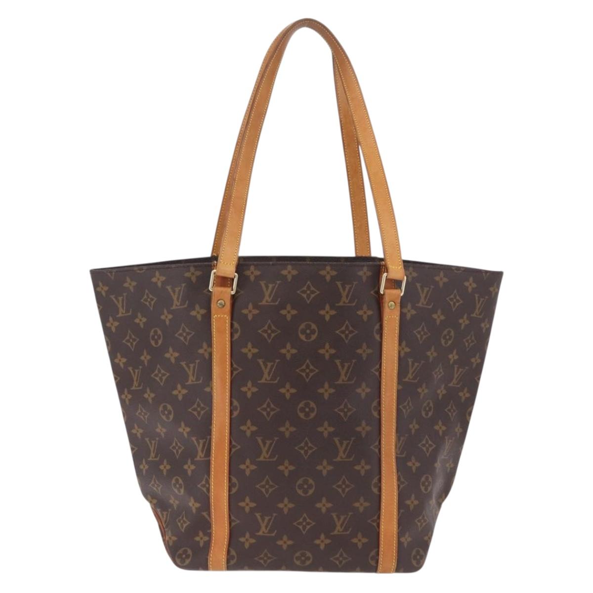 LOUIS VUITTON Monogram Sac Shopping Tote Bag M51108 LV Auth 213959A