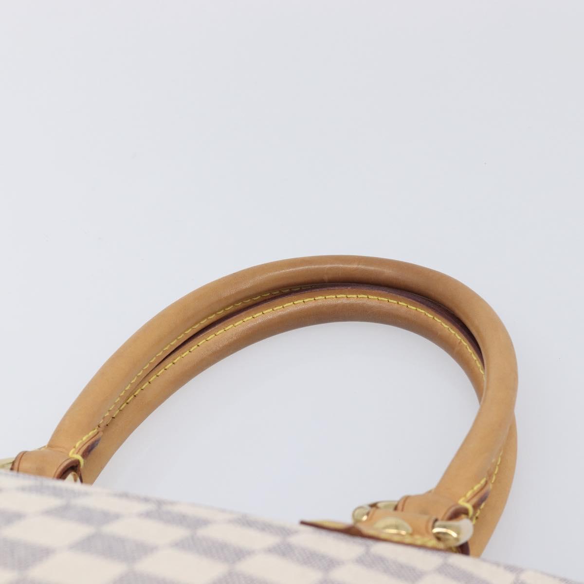 LOUIS VUITTON Damier Azur Saleya PM Tote Bag N51186 LV Auth 213960V