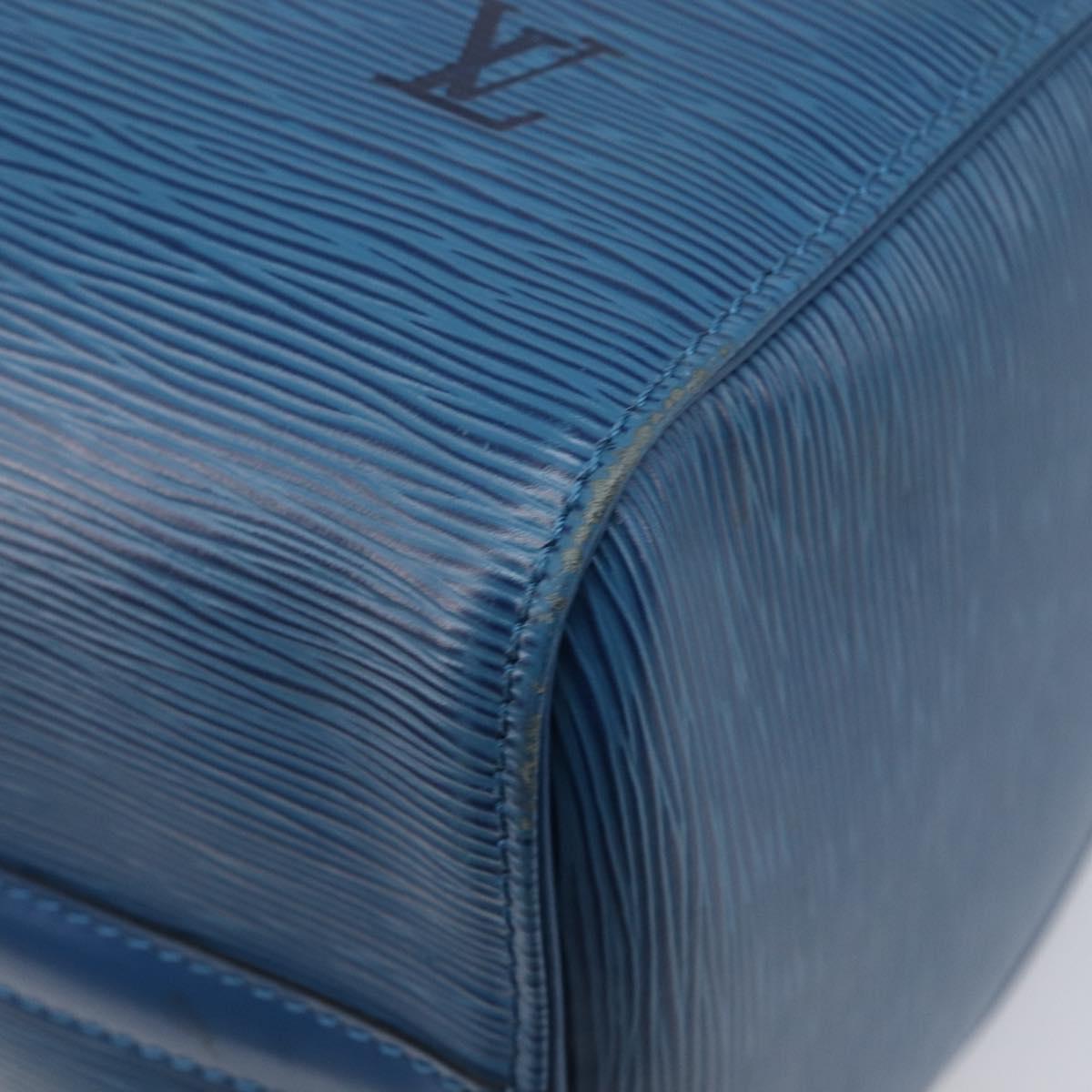 LOUIS VUITTON Epi Speedy 30 Hand Bag Toledo Blue M43005 LV Auth 213968V