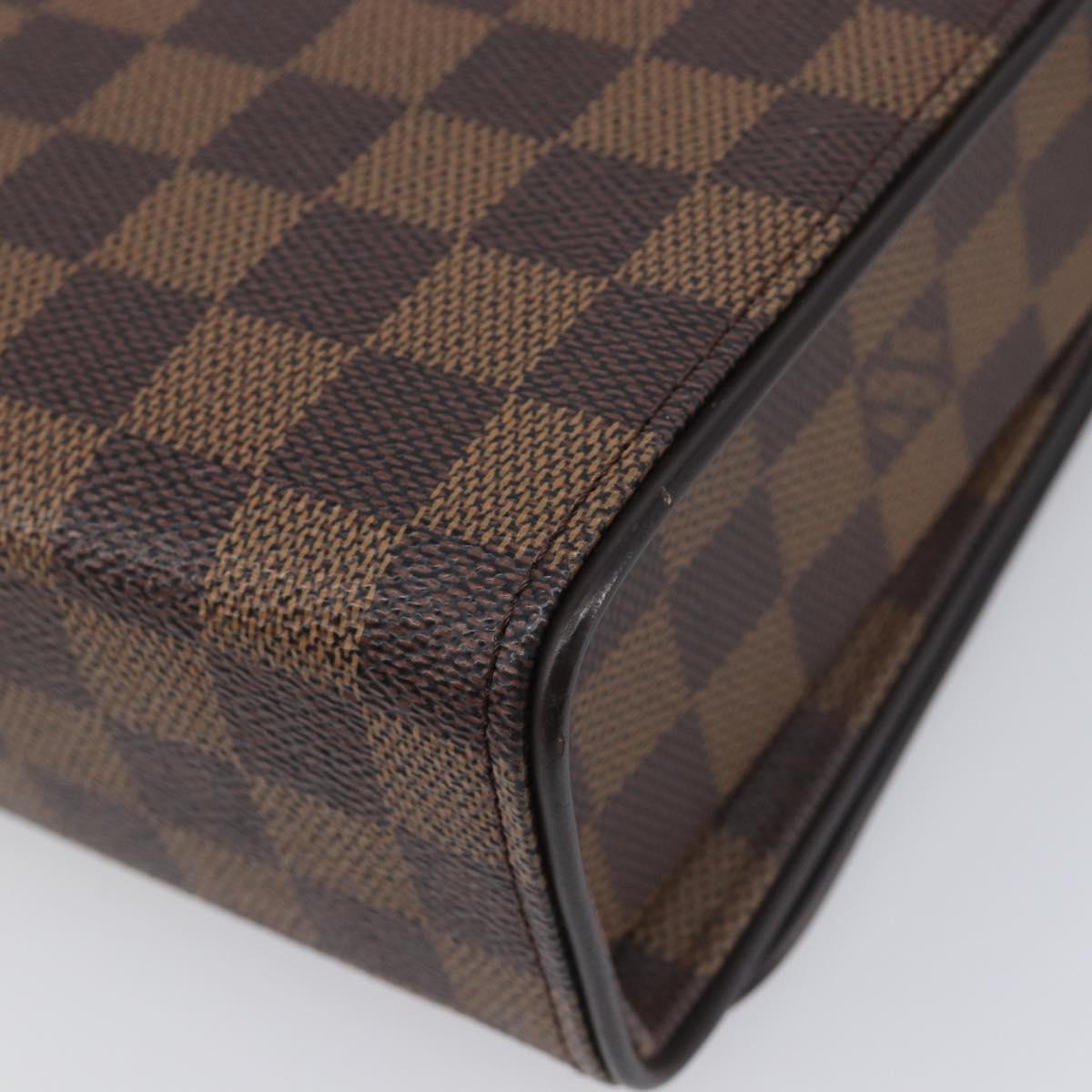 LOUIS VUITTON Damier Ebene Tribeca Ron Shoulder Bag N51160 LV Auth 213988V