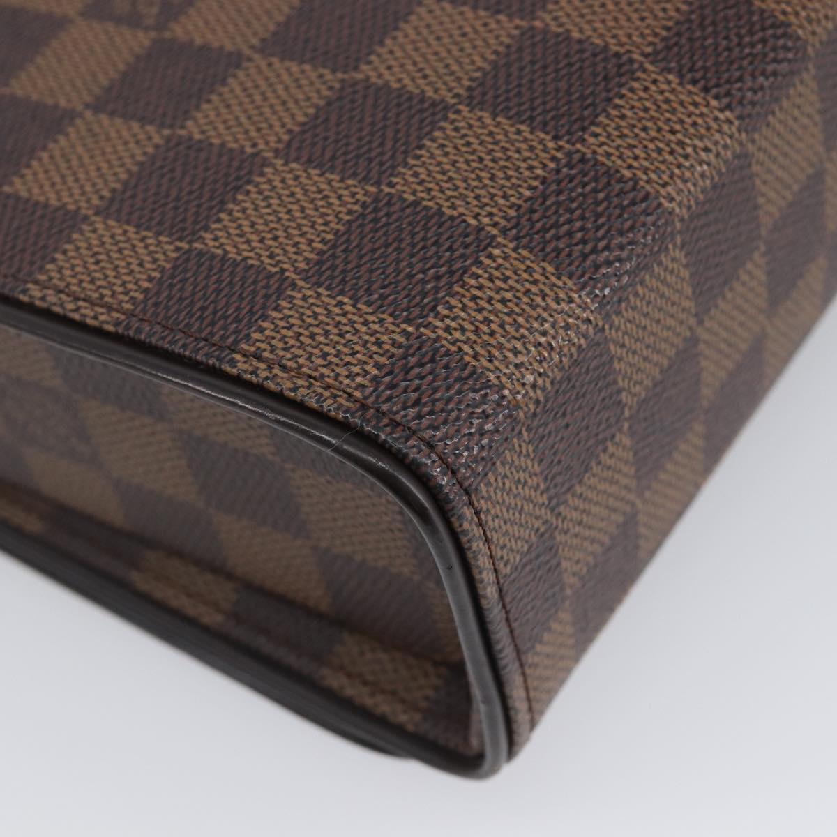 LOUIS VUITTON Damier Ebene Tribeca Ron Shoulder Bag N51160 LV Auth 213988V