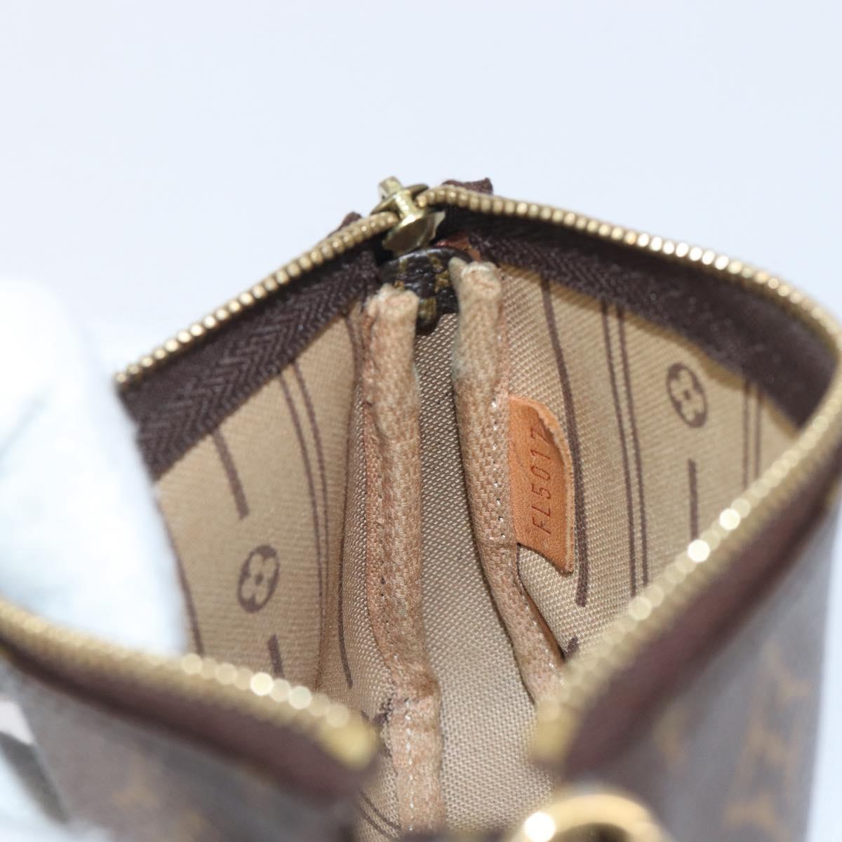 LOUIS VUITTON Mini Pochette Accessoires Pouch T&B M60153 LV Auth 214019V