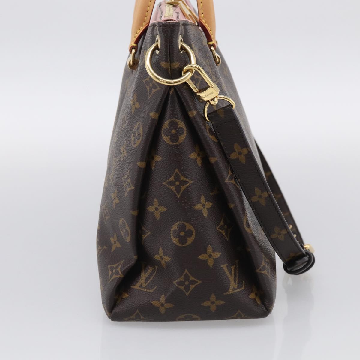 LOUIS VUITTON Monogram Pallas MM Hand Bag 2way LV Auth 214028SAM
