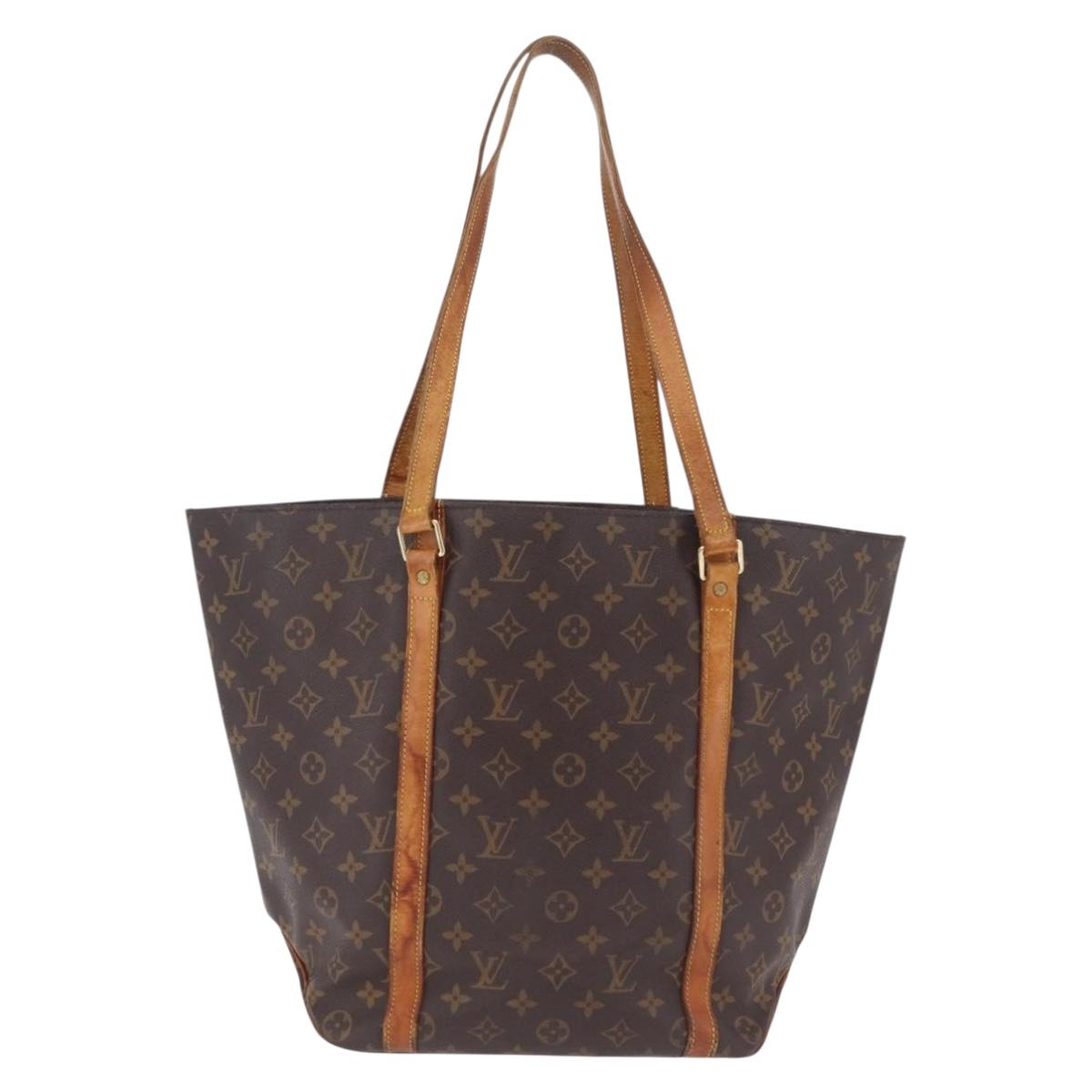 LOUIS VUITTON Monogram Sac Shopping Tote Bag M51108 LV Auth 214031