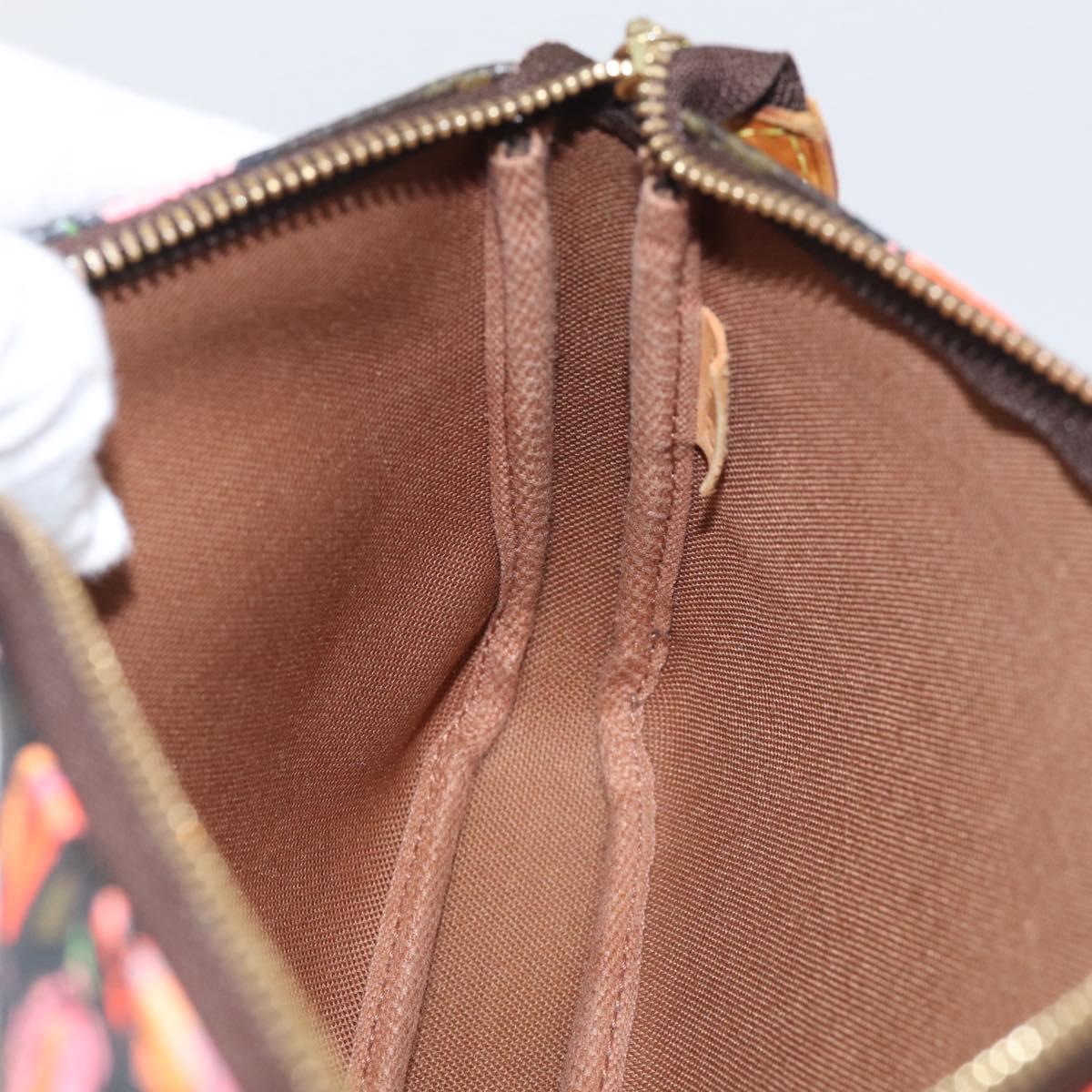 LOUIS VUITTON Monogram Rose Pochette Accessoires Pouch M48615 LV Auth 214072V