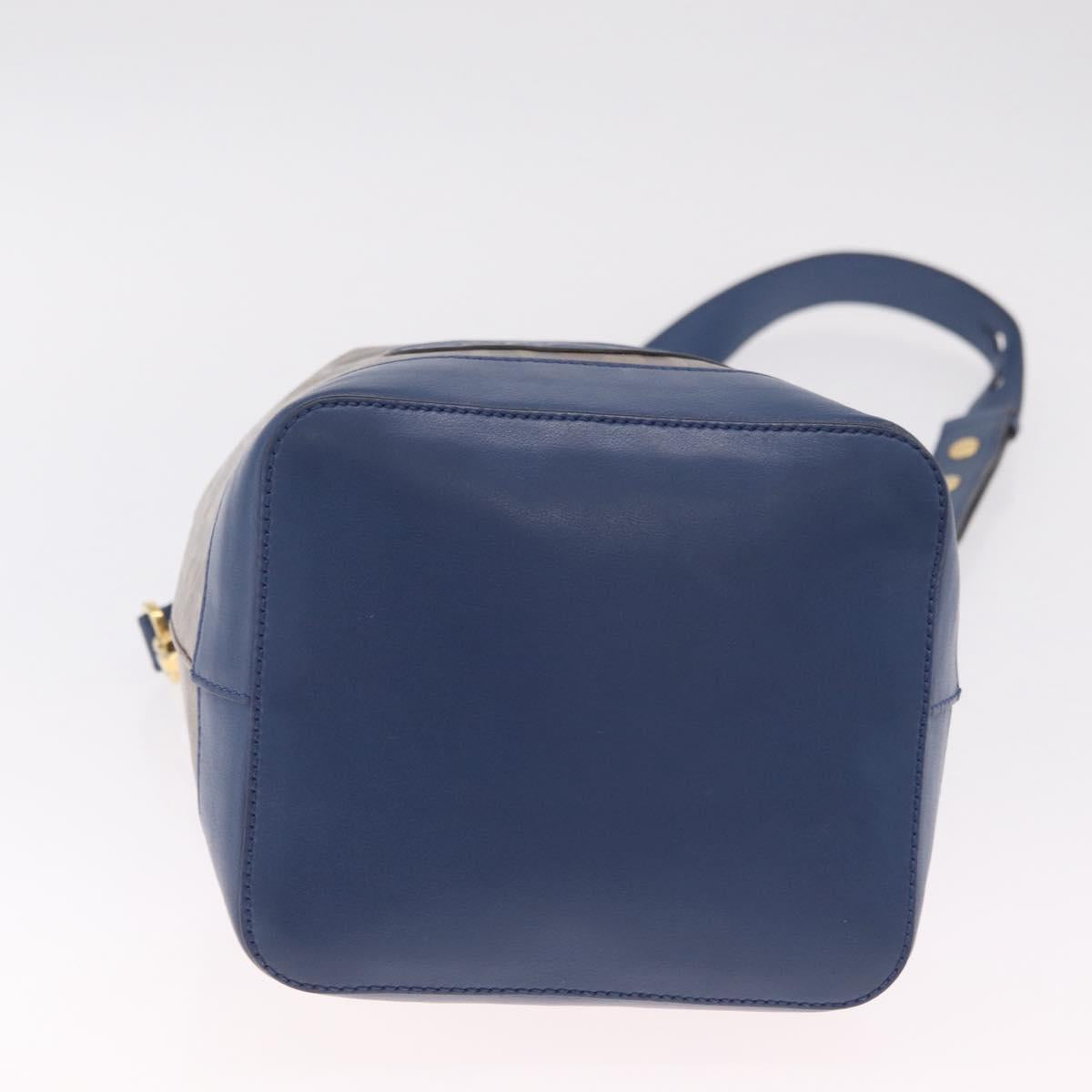 FENDI Zucca Canvas Montrezor Bag Coated Canvas Black Brown A5KC 198 Auth 214094
