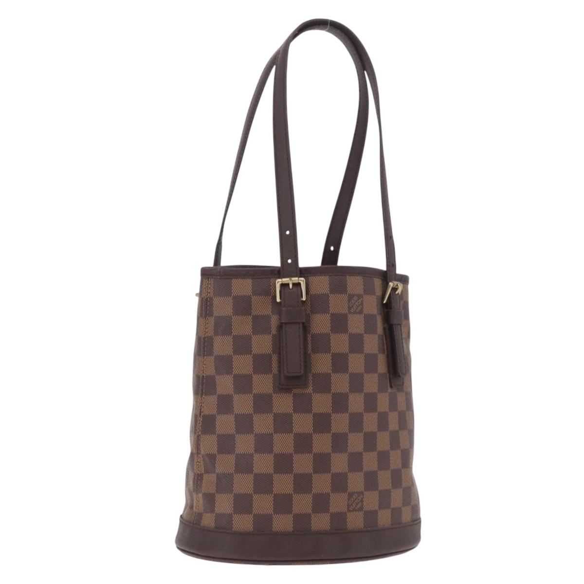 LOUIS VUITTON Damier Ebene Marais Shoulder Bag N42240 LV Auth 214097