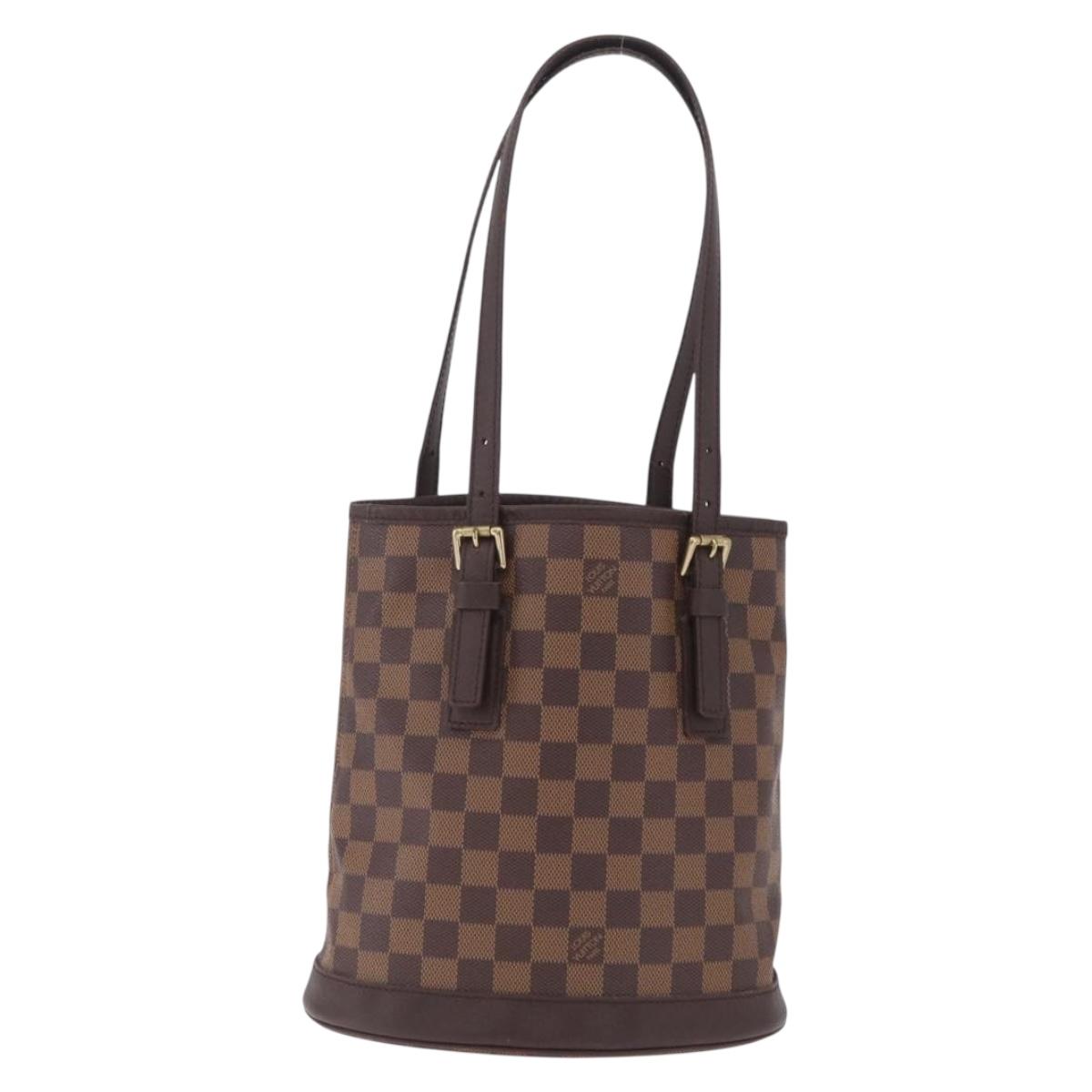 LOUIS VUITTON Damier Ebene Marais Shoulder Bag N42240 LV Auth 214097