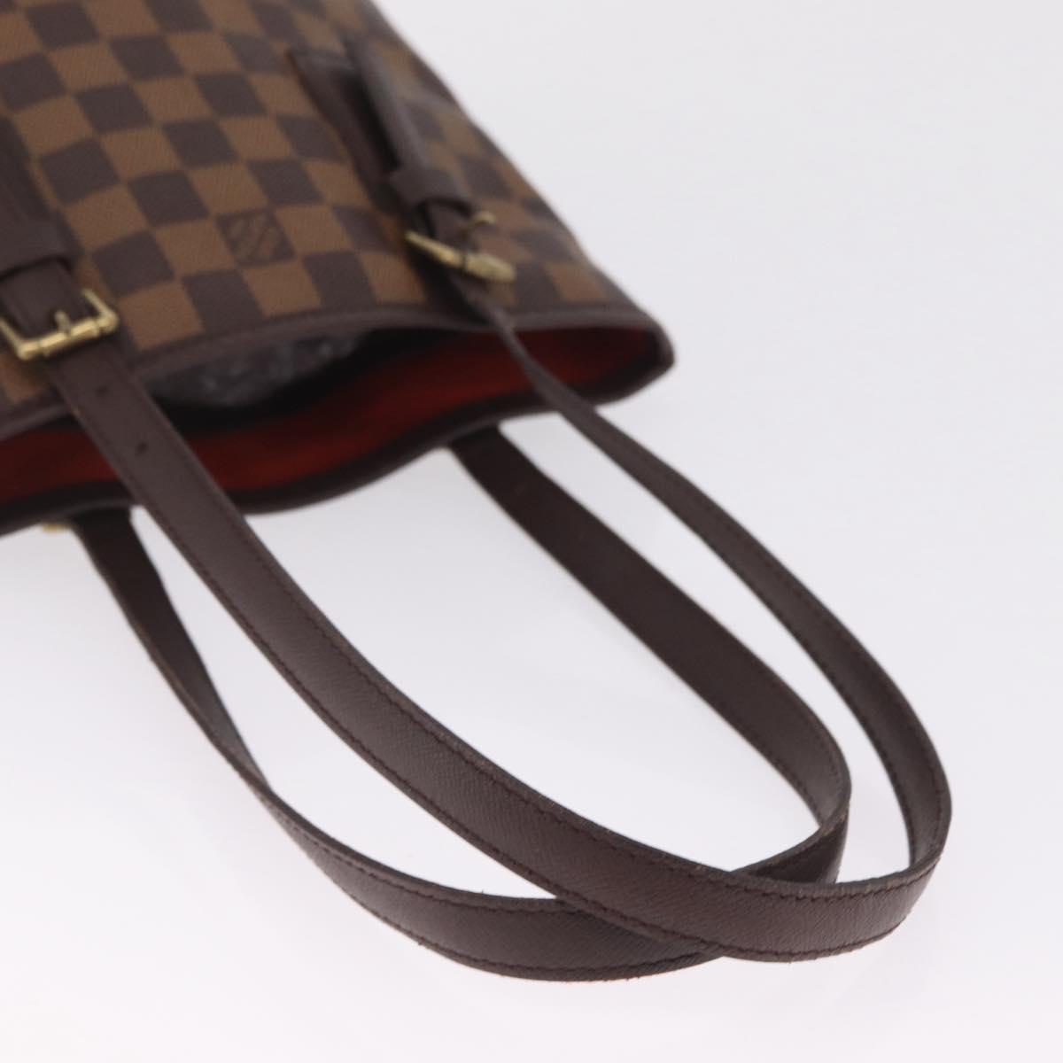 LOUIS VUITTON Damier Ebene Marais Shoulder Bag N42240 LV Auth 214097