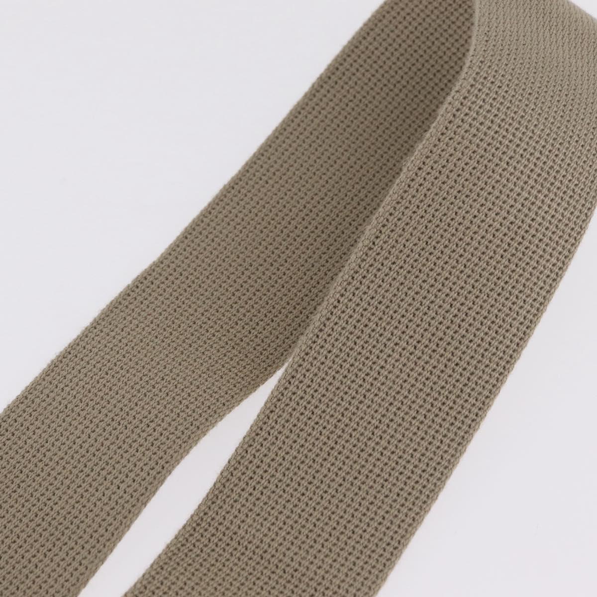 GUCCI Shoulder Strap Canvas Beige Gold Auth 214128