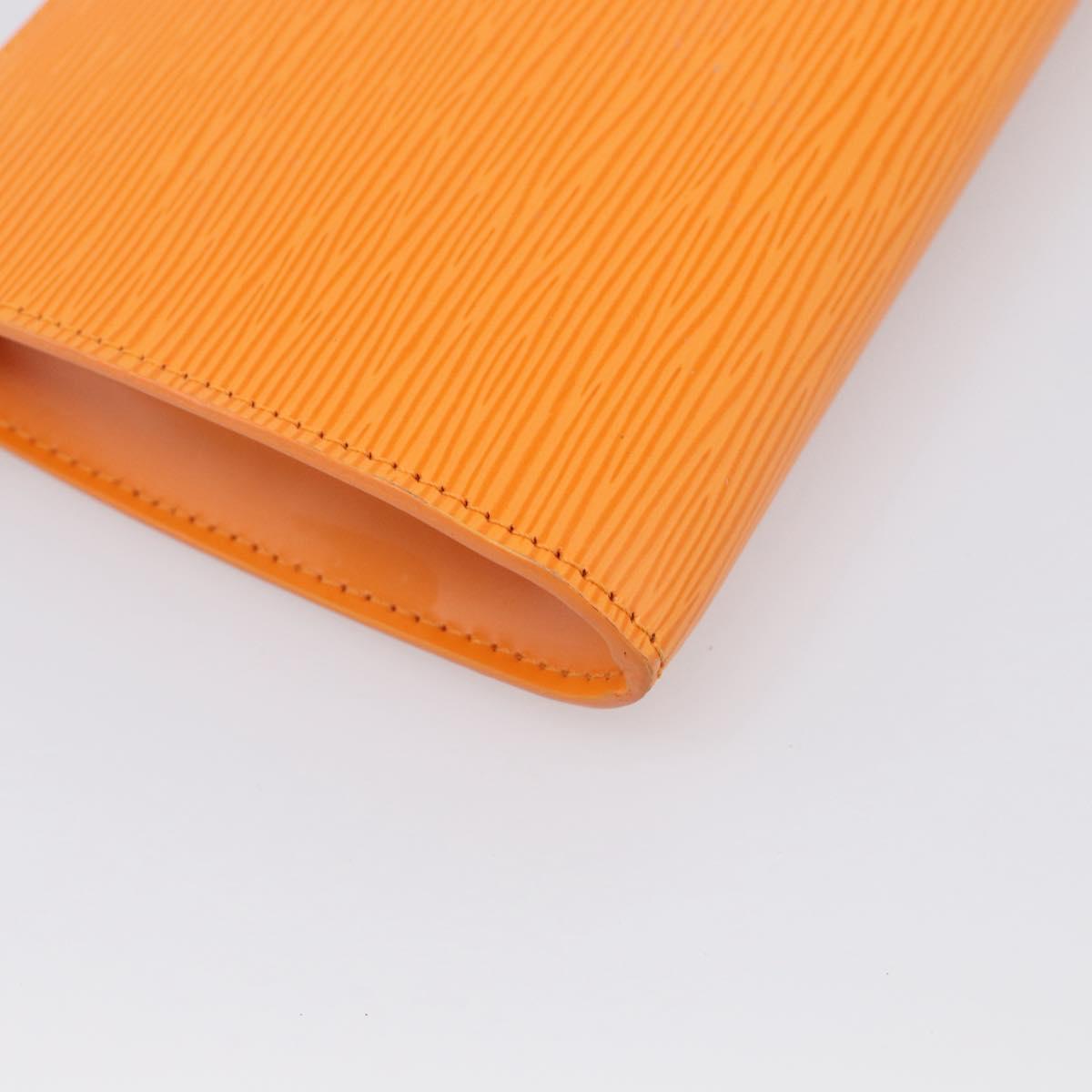LOUIS VUITTON Epi Pochette Accessoires NM Orange Mandarin M5294H LV Auth 214145V