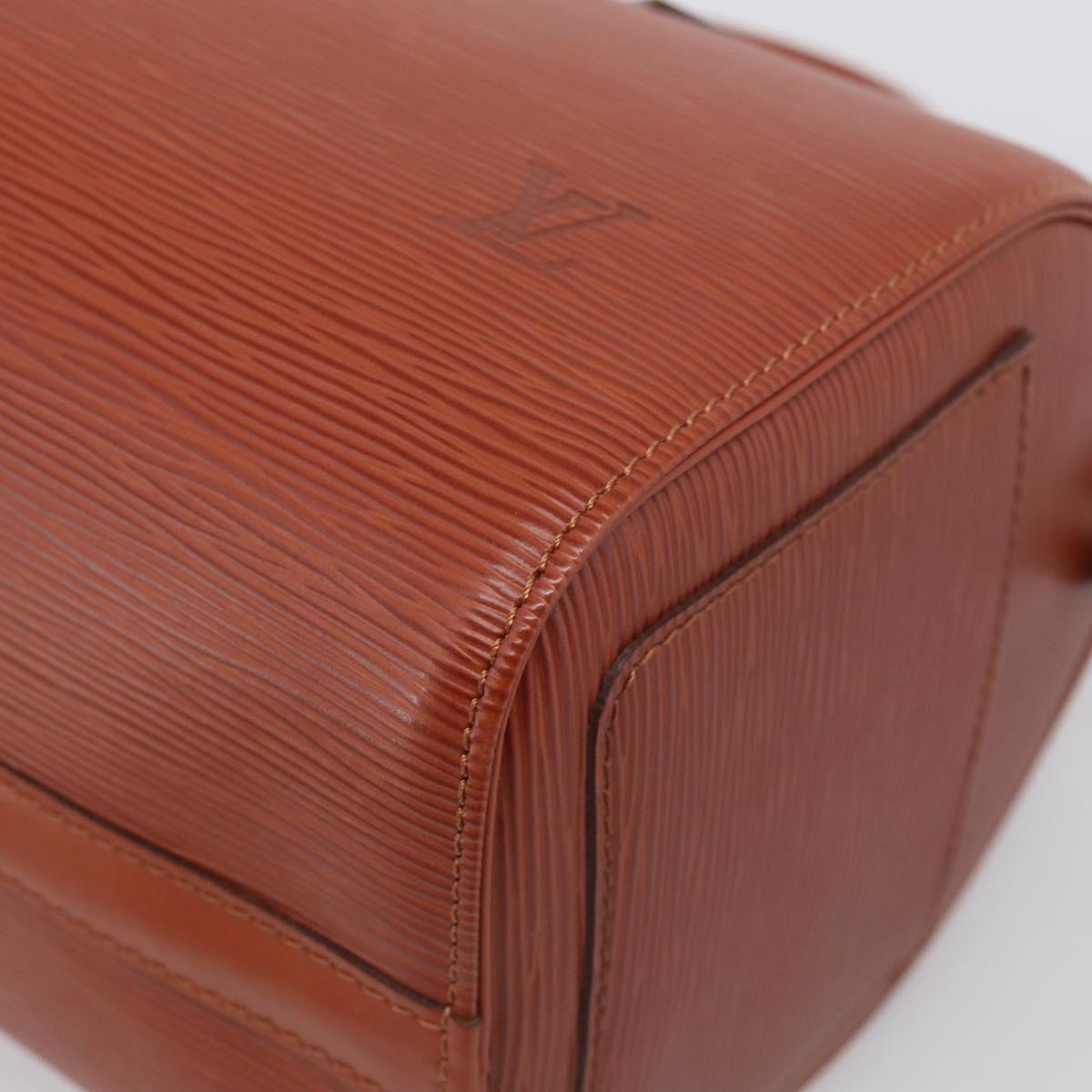 LOUIS VUITTON Epi Speedy 25 Hand Bag Brown M43013 LV Auth 214229V