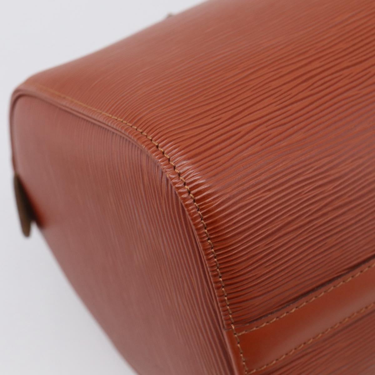 LOUIS VUITTON Epi Speedy 25 Hand Bag Brown M43013 LV Auth 214229V