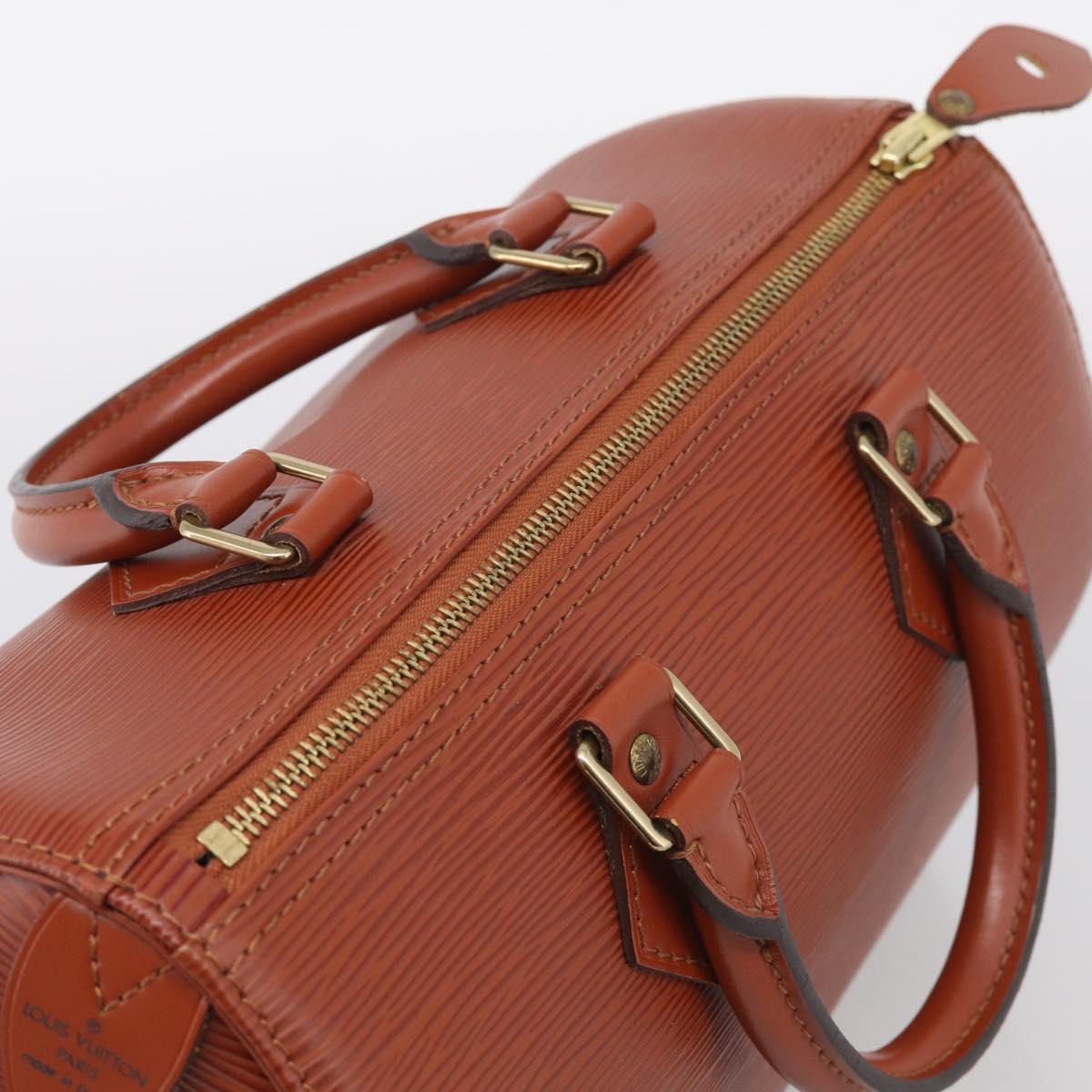 LOUIS VUITTON Epi Speedy 25 Hand Bag Brown M43013 LV Auth 214229V