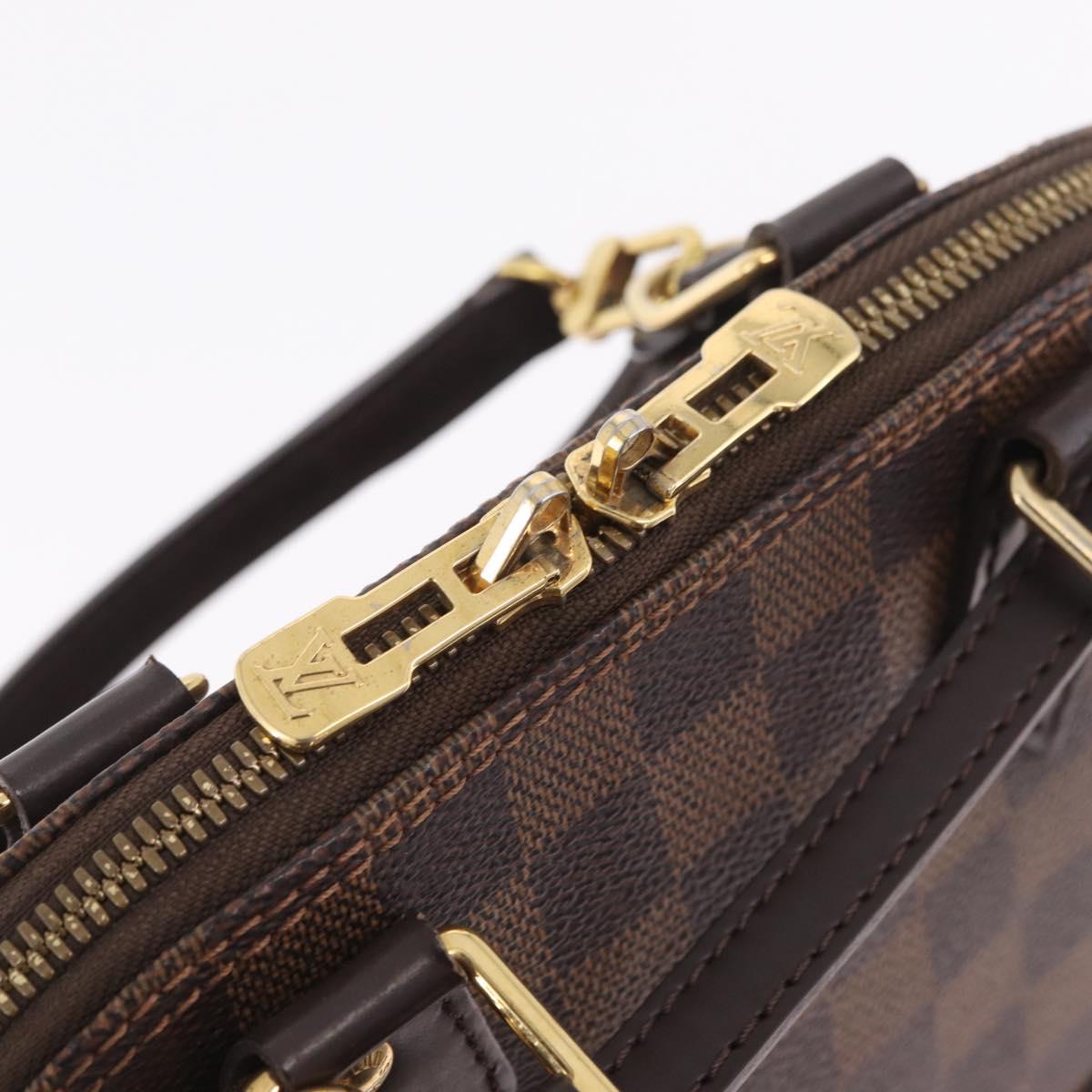 LOUIS VUITTON Damier Ebene Alma BB Hand Bag 2way N40606 LV Auth 214254V
