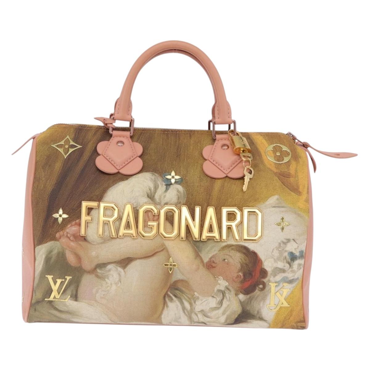 LOUIS VUITTON Masters Collection FRAGONARD Speedy 30 Bag M43307 Auth 214440SAM