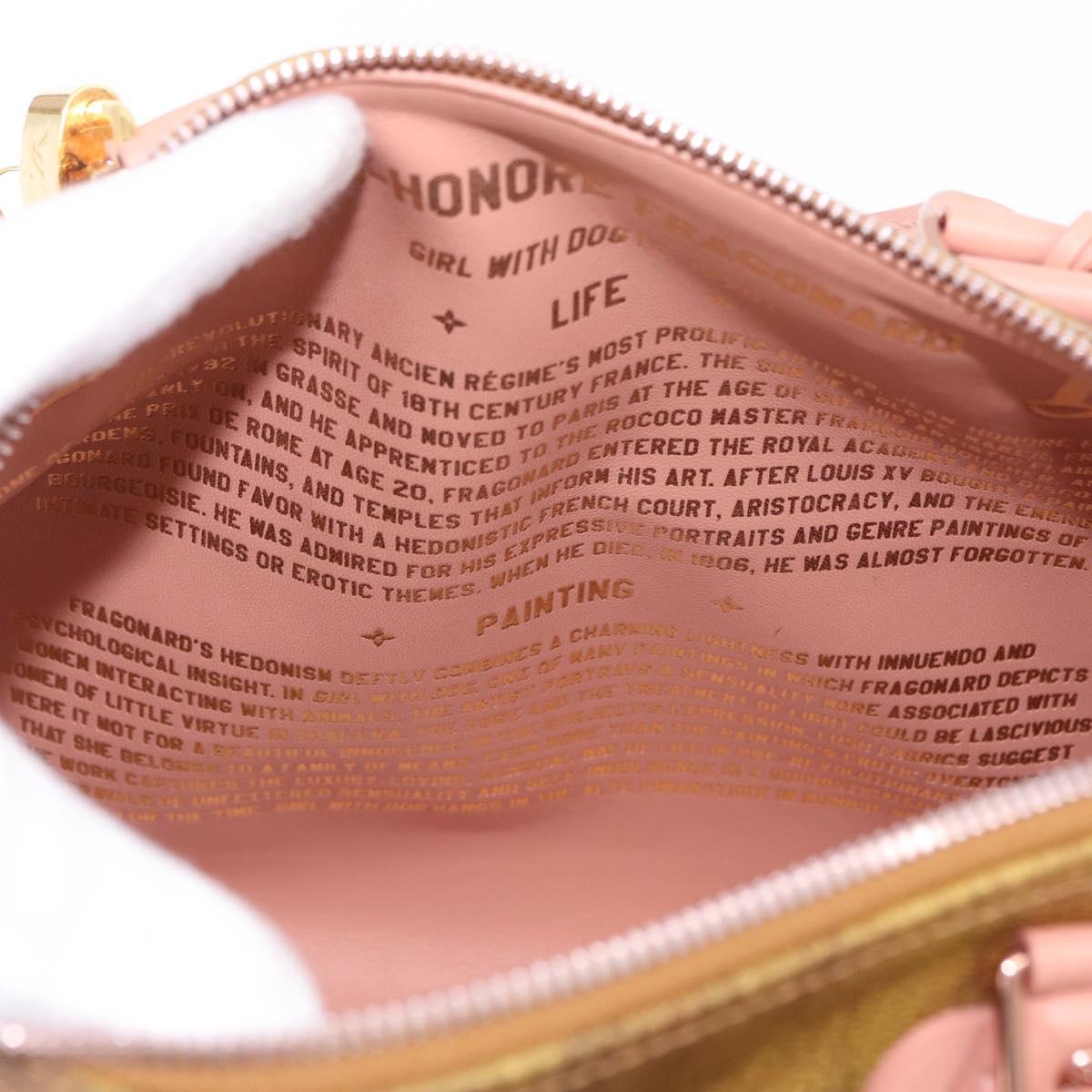 LOUIS VUITTON Masters Collection FRAGONARD Speedy 30 Bag M43307 Auth 214440SAM