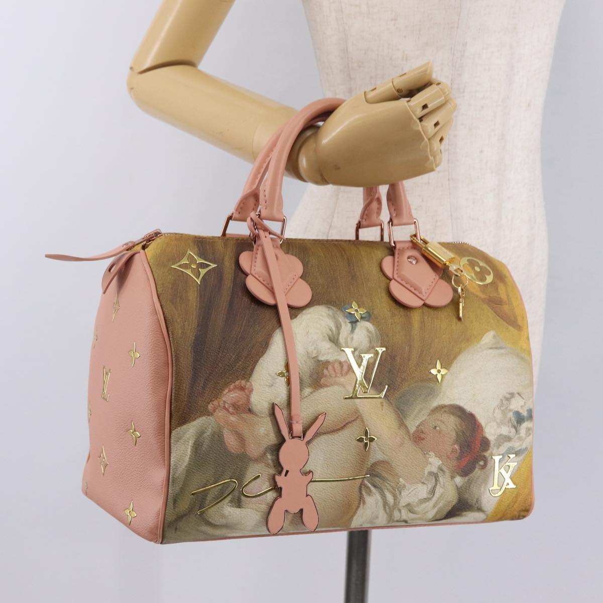 LOUIS VUITTON Masters Collection FRAGONARD Speedy 30 Bag M43307 Auth 214440SAM