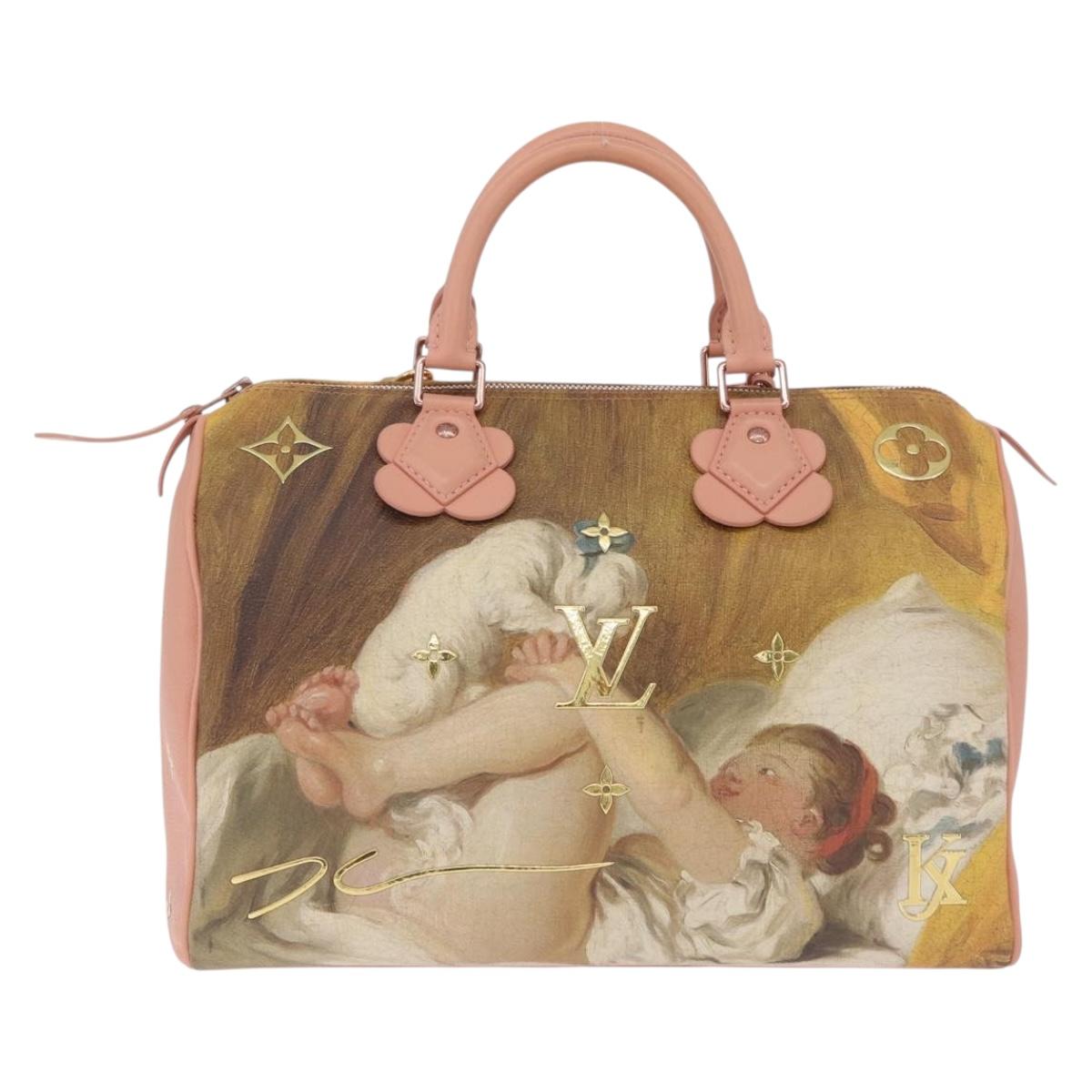 LOUIS VUITTON Masters Collection FRAGONARD Speedy 30 Bag M43307 Auth 214440SAM