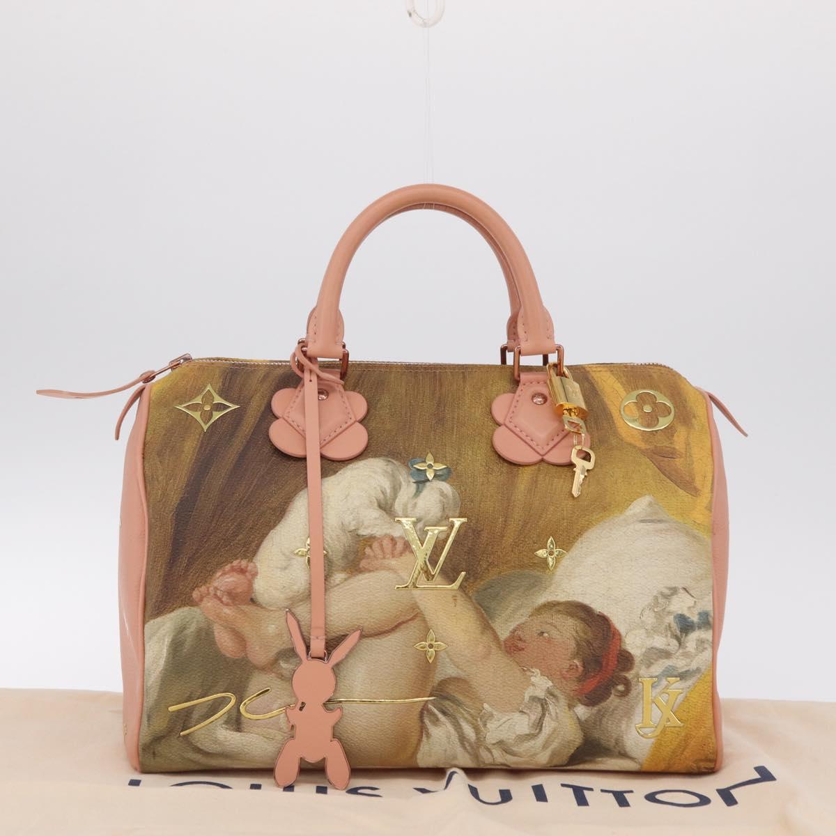 LOUIS VUITTON Masters Collection FRAGONARD Speedy 30 Bag M43307 Auth 214440SAM