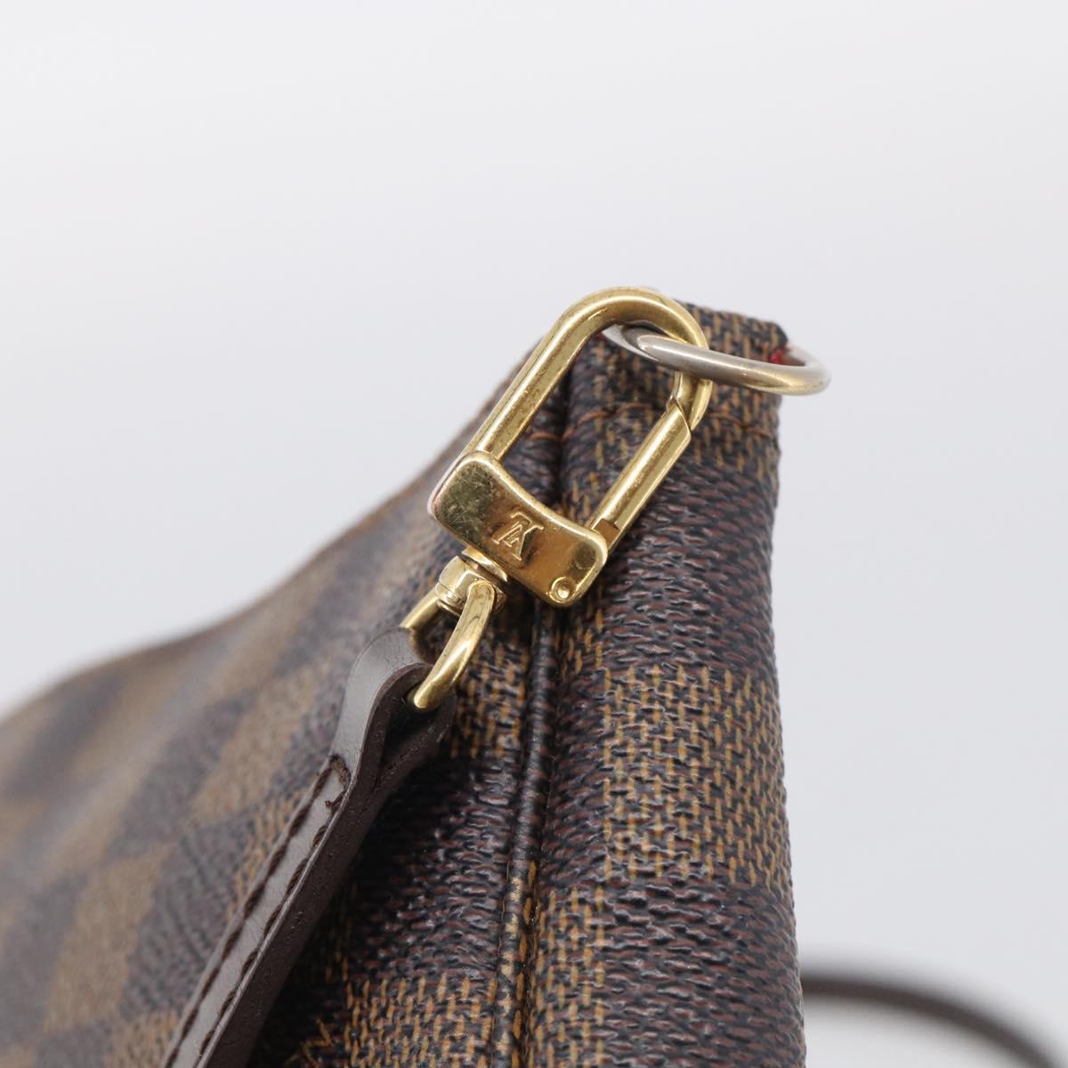 LOUIS VUITTON Damier Ebene Pochette Accessoires Pouch N41206 LV Auth 214466V