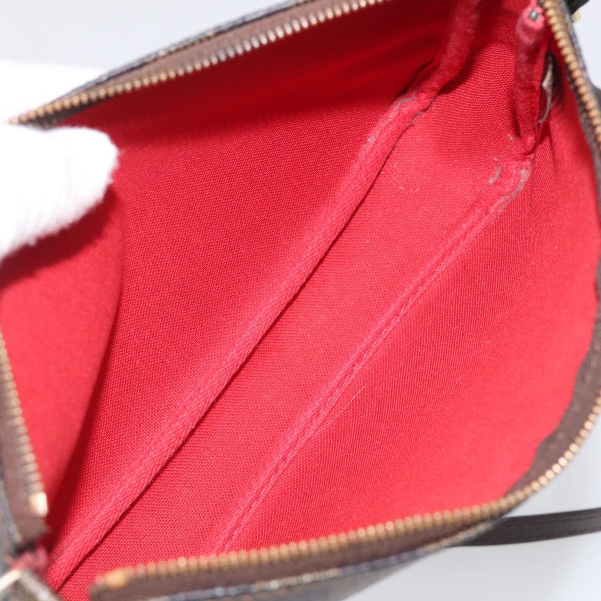 LOUIS VUITTON Damier Ebene Pochette Accessoires Pouch N41206 LV Auth 214466V