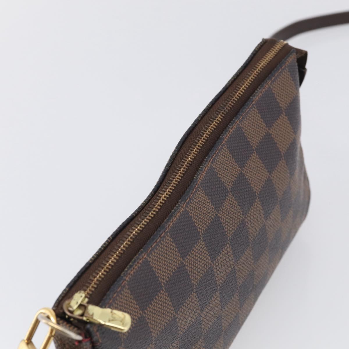 LOUIS VUITTON Damier Ebene Pochette Accessoires Pouch N41206 LV Auth 214466V