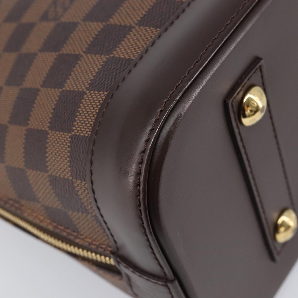 LOUIS VUITTON Damier Ebene Alma PM Hand Bag N53151 LV Auth 214655V