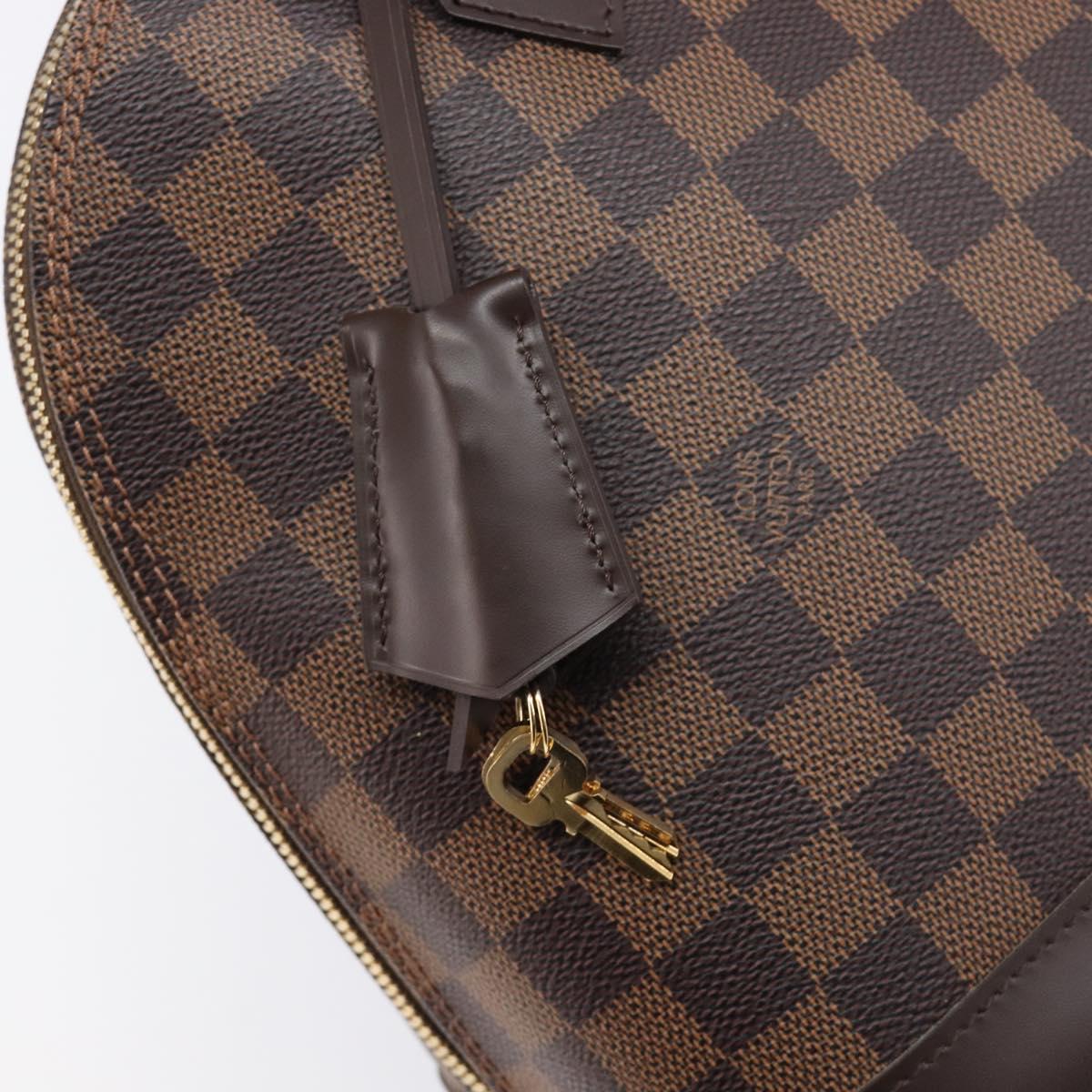 LOUIS VUITTON Damier Ebene Alma PM Hand Bag N53151 LV Auth 214655V