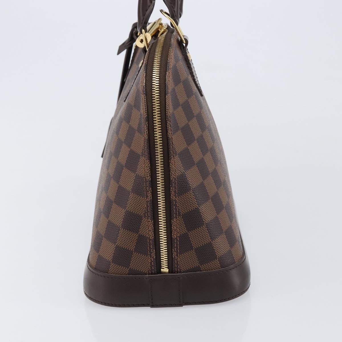 LOUIS VUITTON Damier Ebene Alma PM Hand Bag N53151 LV Auth 214655V