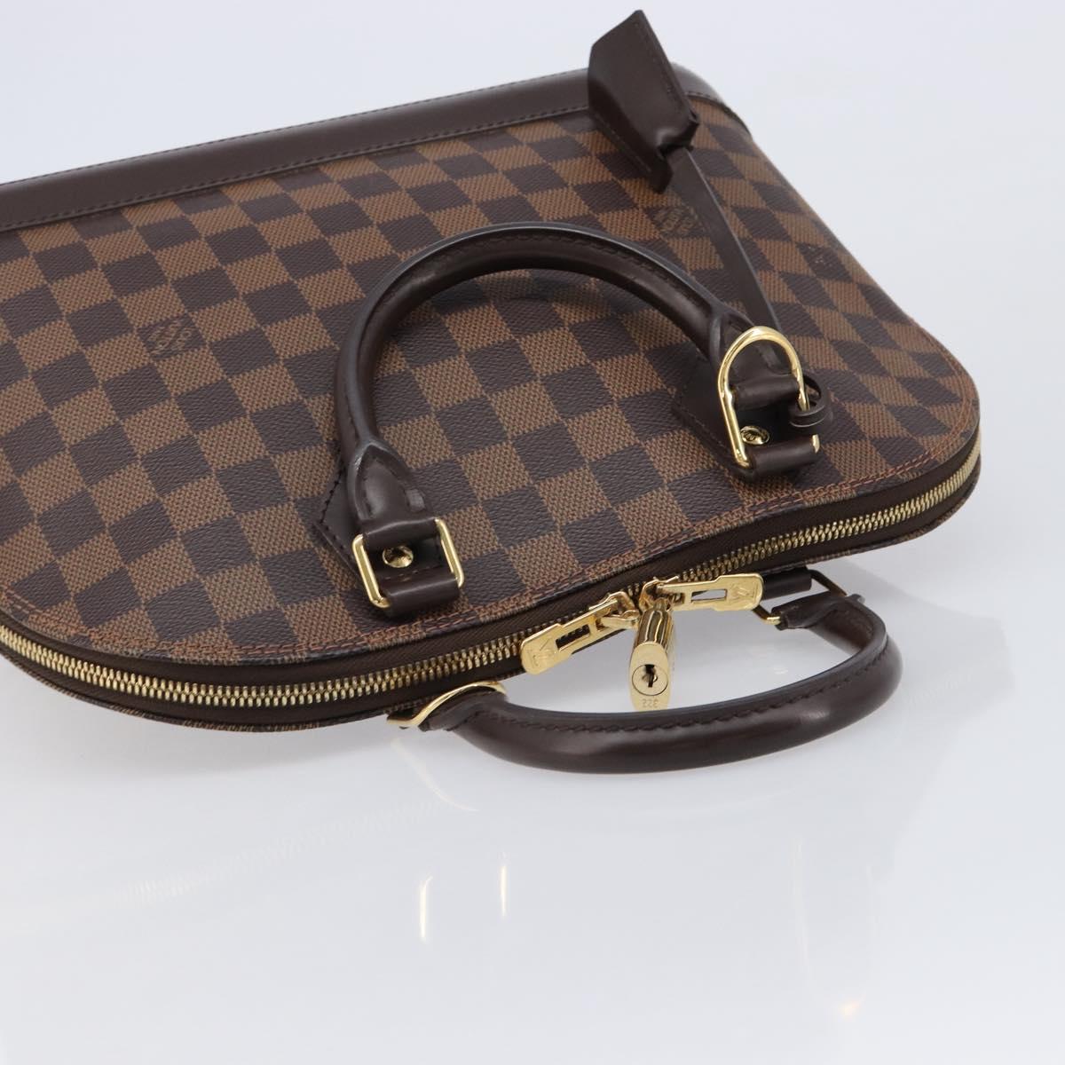 LOUIS VUITTON Damier Ebene Alma PM Hand Bag N53151 LV Auth 214655V