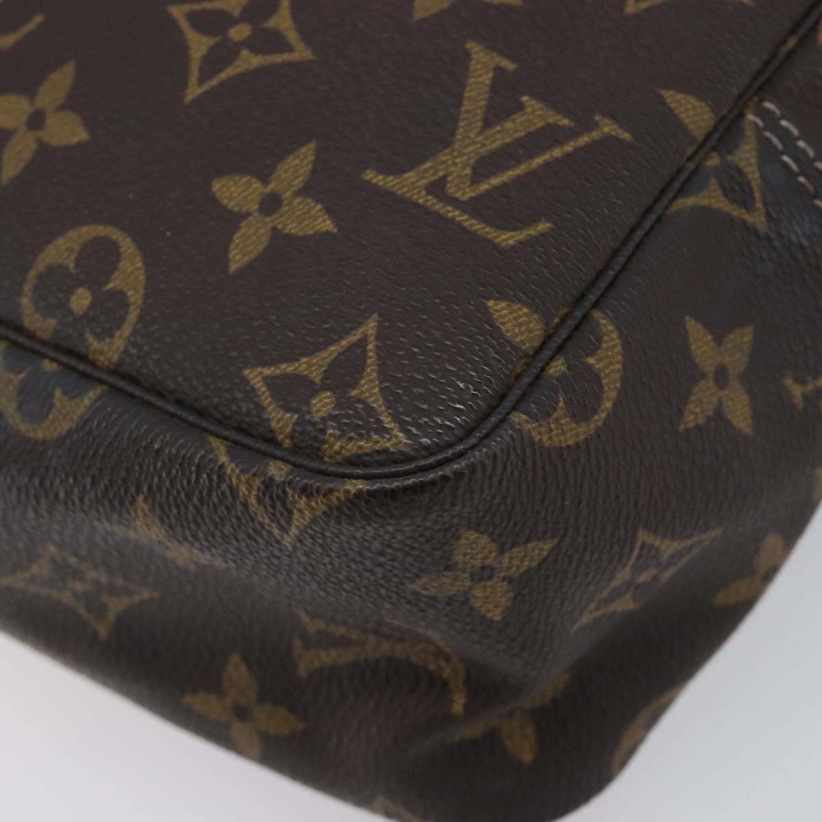LOUIS VUITTON Monogram Trousse Toilette 28 Clutch Bag M47522 LV Auth 214661