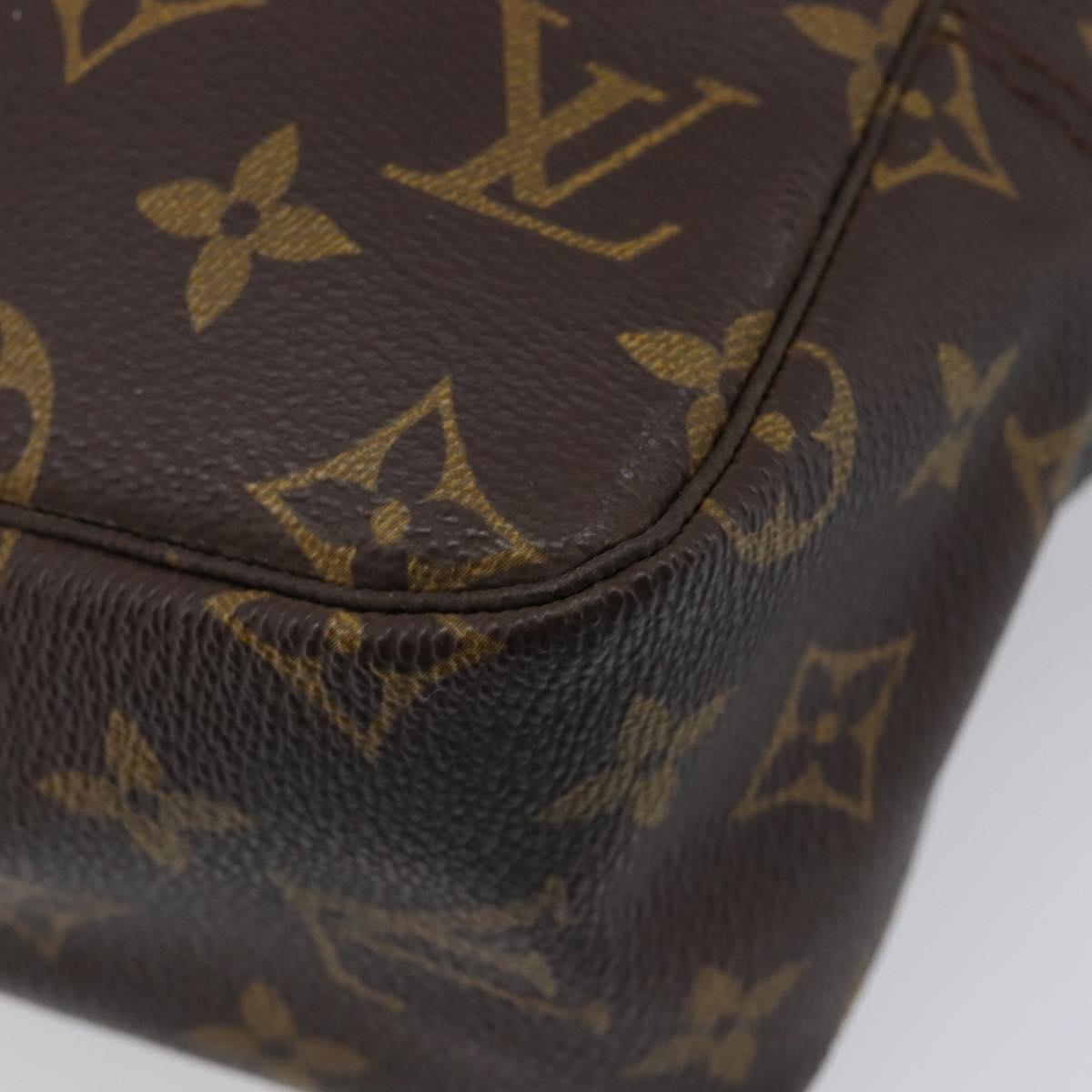 LOUIS VUITTON Monogram Trousse Toilette 28 Clutch Bag M47522 LV Auth 214661