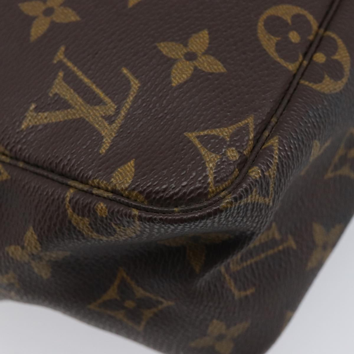 LOUIS VUITTON Monogram Trousse Toilette 28 Clutch Bag M47522 LV Auth 214661