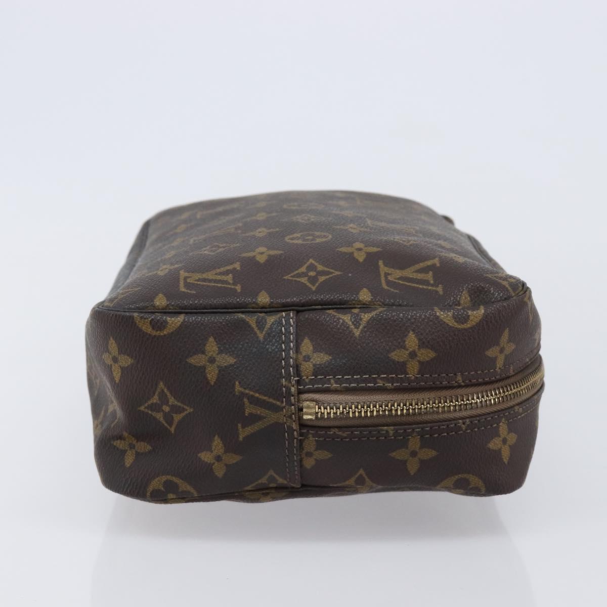 LOUIS VUITTON Monogram Trousse Toilette 28 Clutch Bag M47522 LV Auth 214661