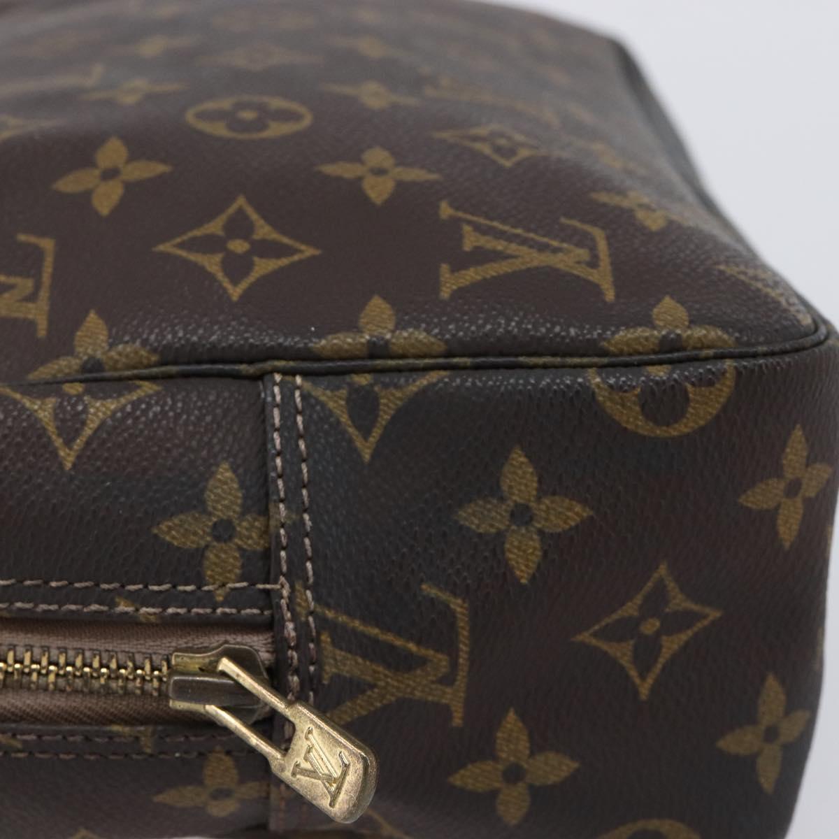 LOUIS VUITTON Monogram Trousse Toilette 28 Clutch Bag M47522 LV Auth 214661