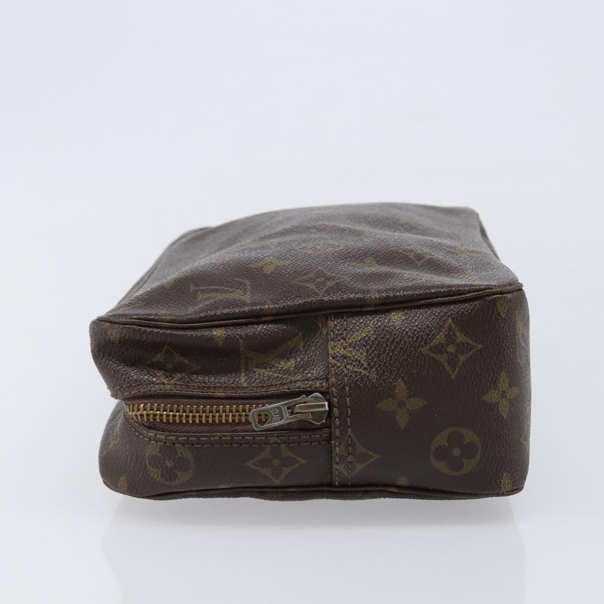 LOUIS VUITTON Monogram Trousse Toilette 28 Clutch Bag M47522 LV Auth 214664