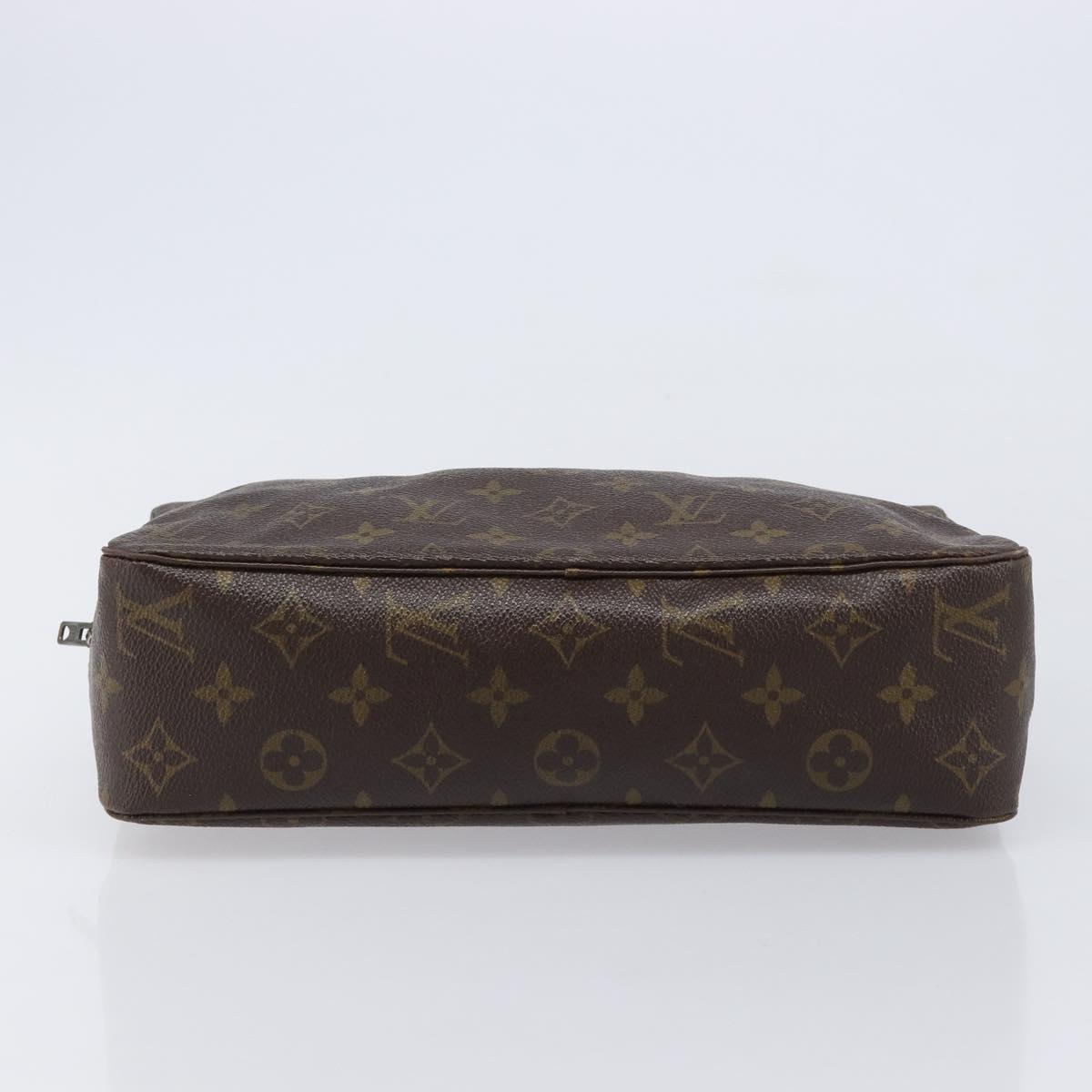 LOUIS VUITTON Monogram Trousse Toilette 28 Clutch Bag M47522 LV Auth 214664