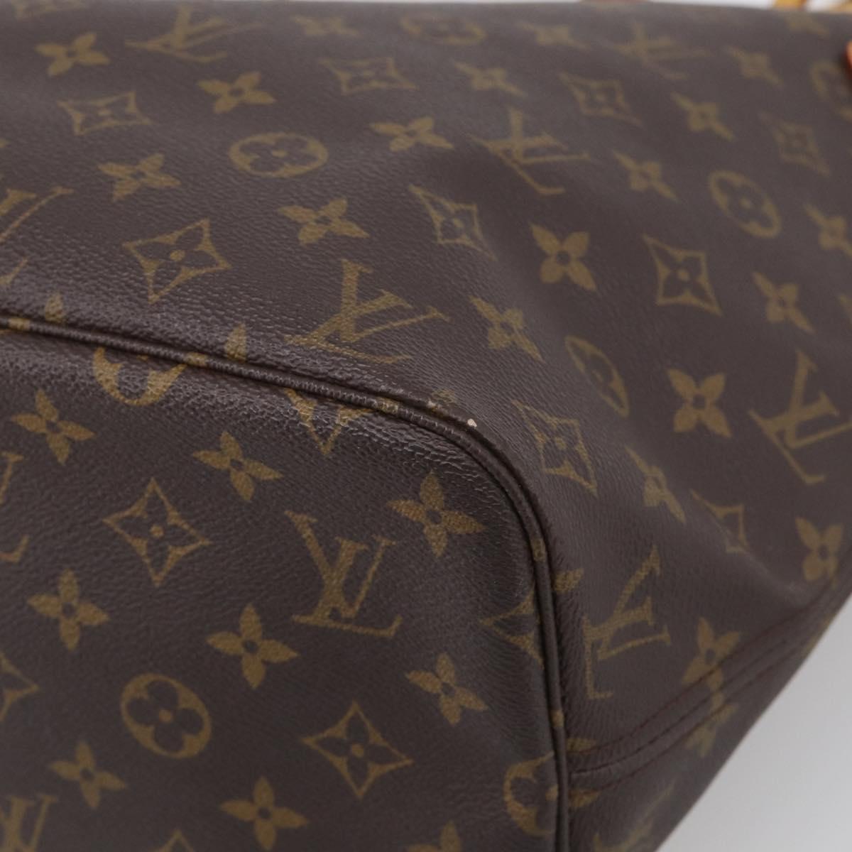 LOUIS VUITTON Monogram Neverfull MM Tote Bag M40156 LV Auth 214673
