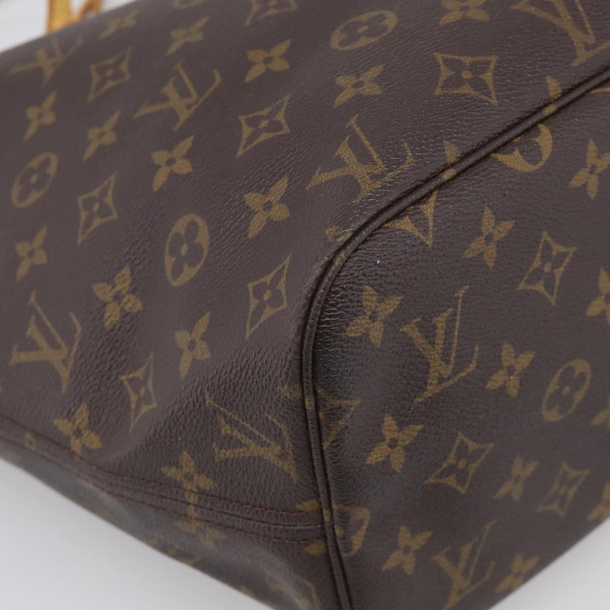 LOUIS VUITTON Monogram Neverfull MM Tote Bag M40156 LV Auth 214673
