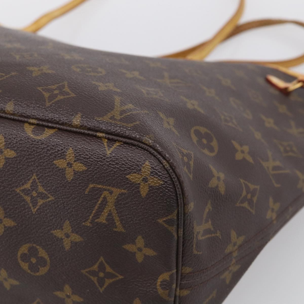 LOUIS VUITTON Monogram Neverfull MM Tote Bag M40156 LV Auth 214673