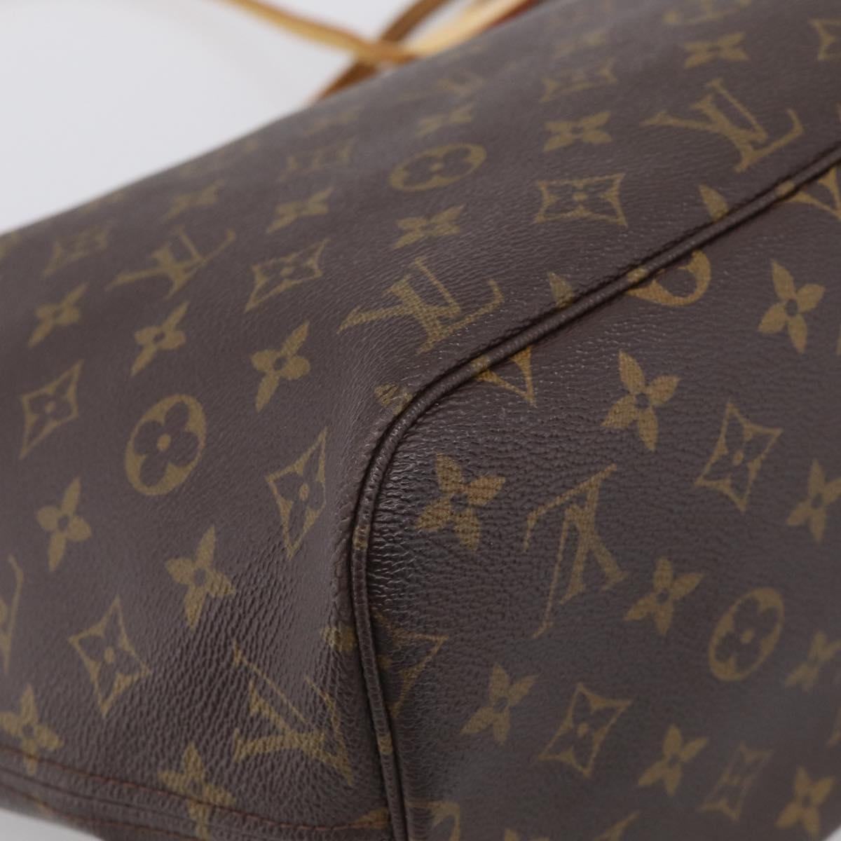 LOUIS VUITTON Monogram Neverfull MM Tote Bag M40156 LV Auth 214673
