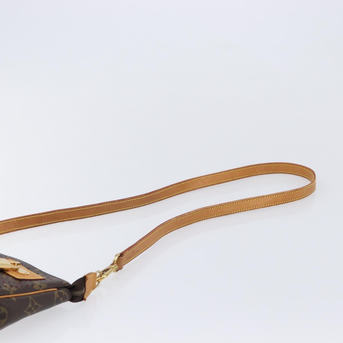 LOUIS VUITTON Monogram Perfo Pochette Accessoires Orange M95185 LV Auth 214683V