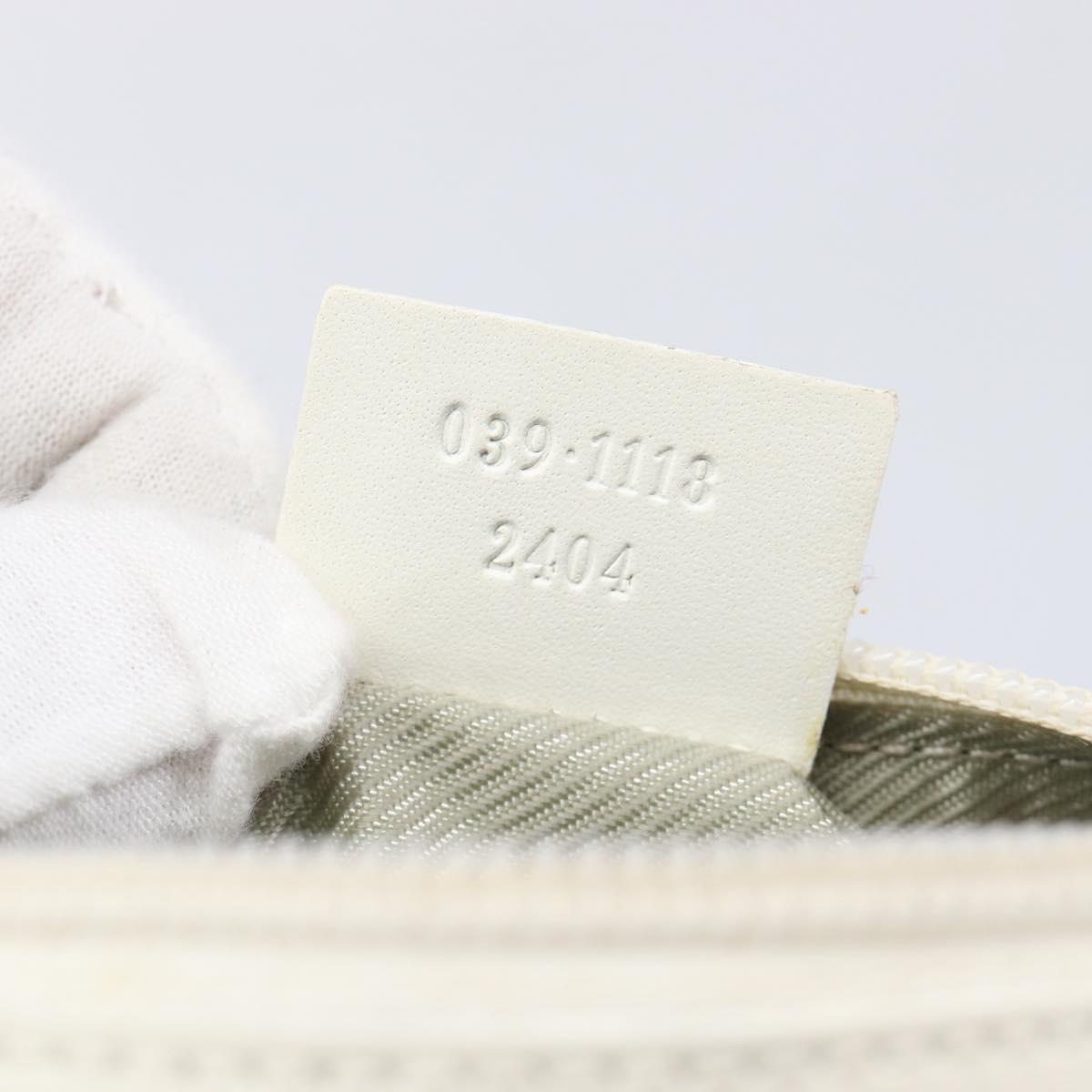 GUCCI GG Canvas Pouch Light Blue 039 1118 Auth 214703