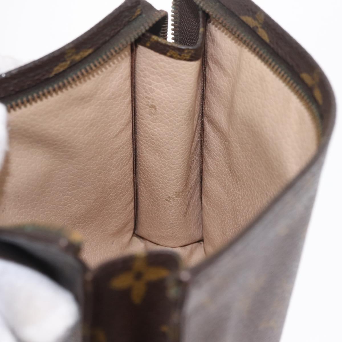 LOUIS VUITTON Monogram Poche Toilette 19 Pouch M47544 LV Auth 214707