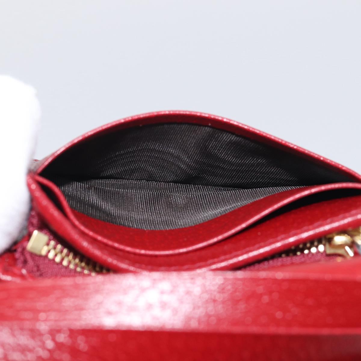 GUCCI Micro GG Supreme GG Marmont Doraemon Wallet PVC Beige 654541 Auth 214723M