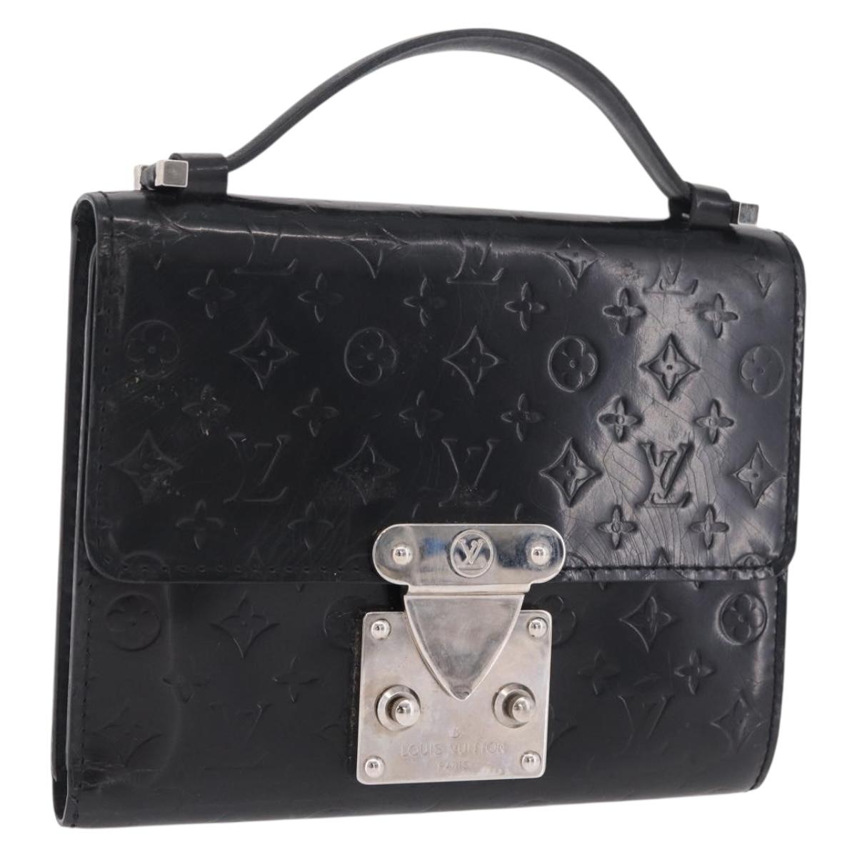 LOUIS VUITTON Monogram Lace Anushka PM Wallet Black M92232 LV Auth 214732
